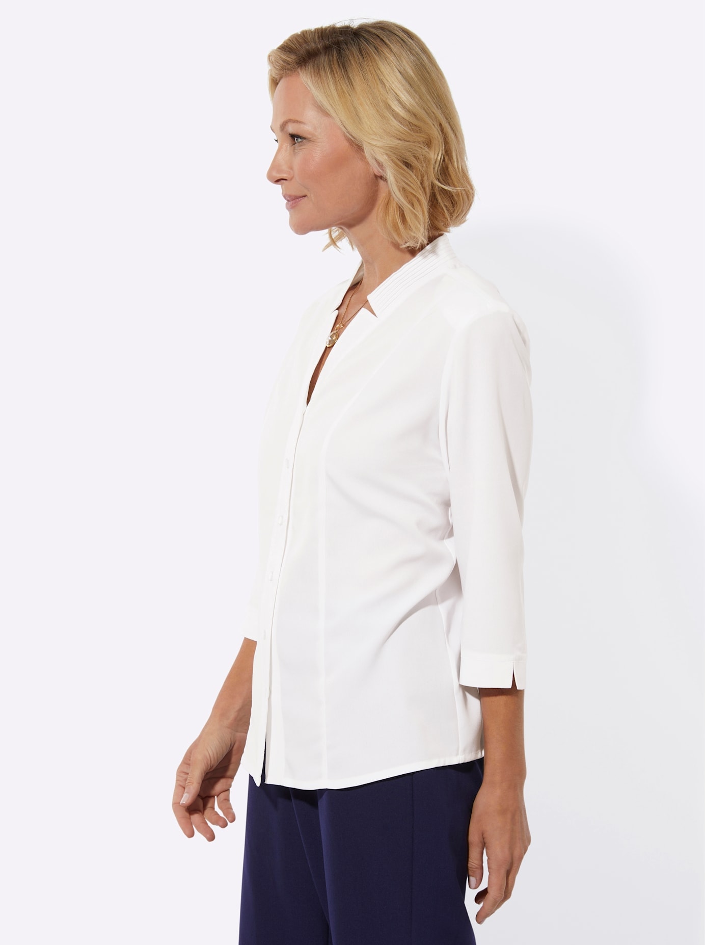 Classic Blouse en crêpe
