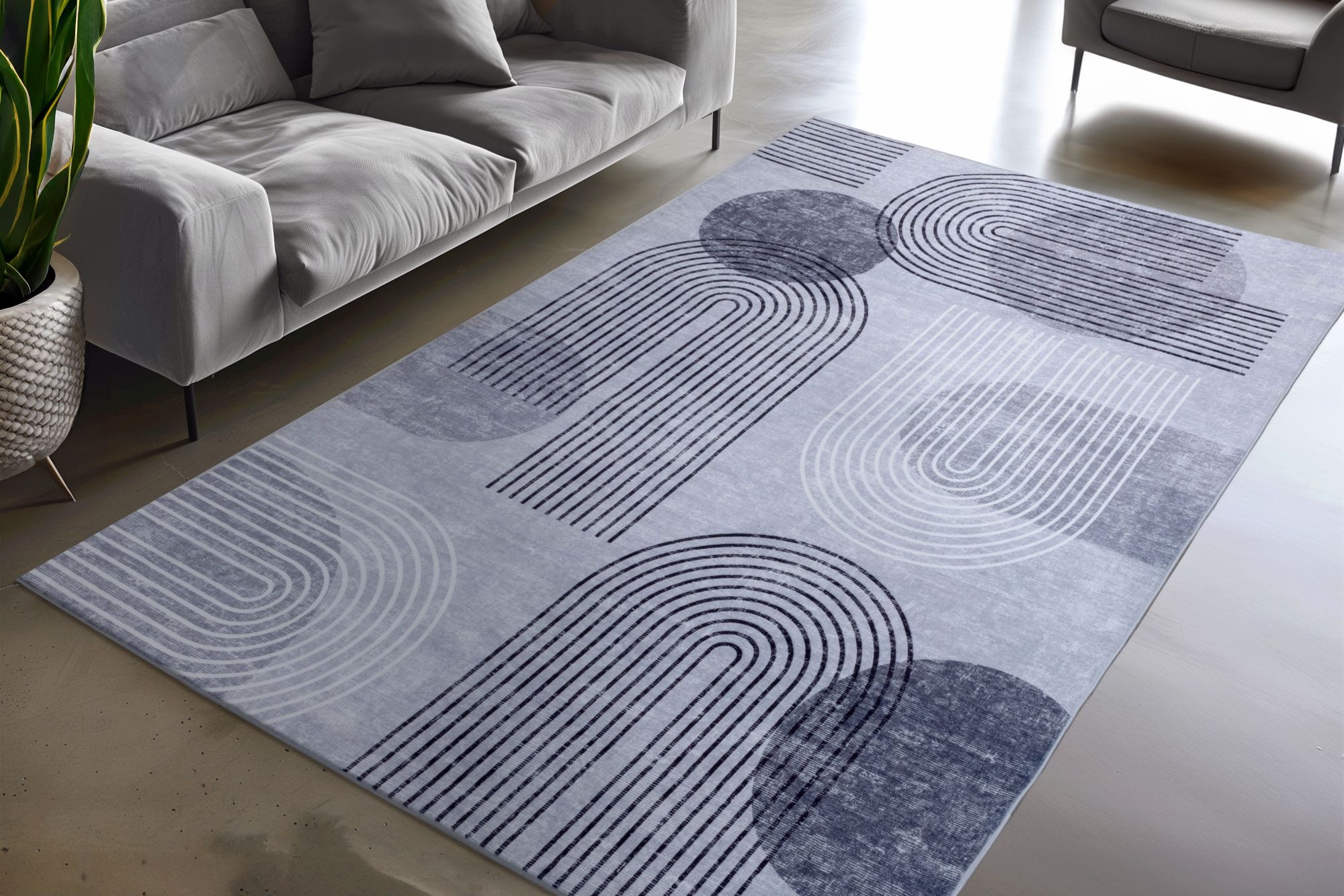 Obsession Teppich »Avantgarde 101« rechteckig 8 mm Höhe modernes Design, waschbar, In- und Outdoor, Balkon, Terrasse