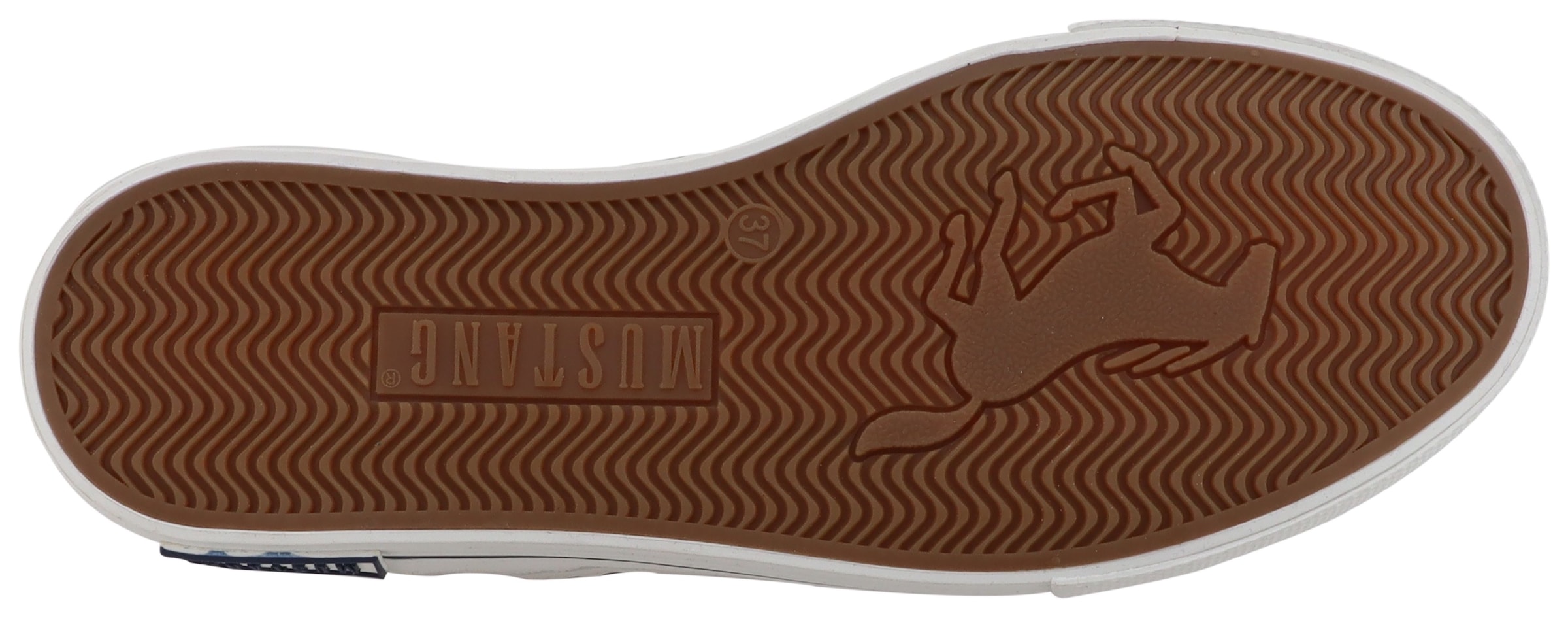 Mustang Shoes Baskets slip-on »Magdalena«  Chaussure décontractée, mocassin, chaussure à enfiler avec empiècements contrastés