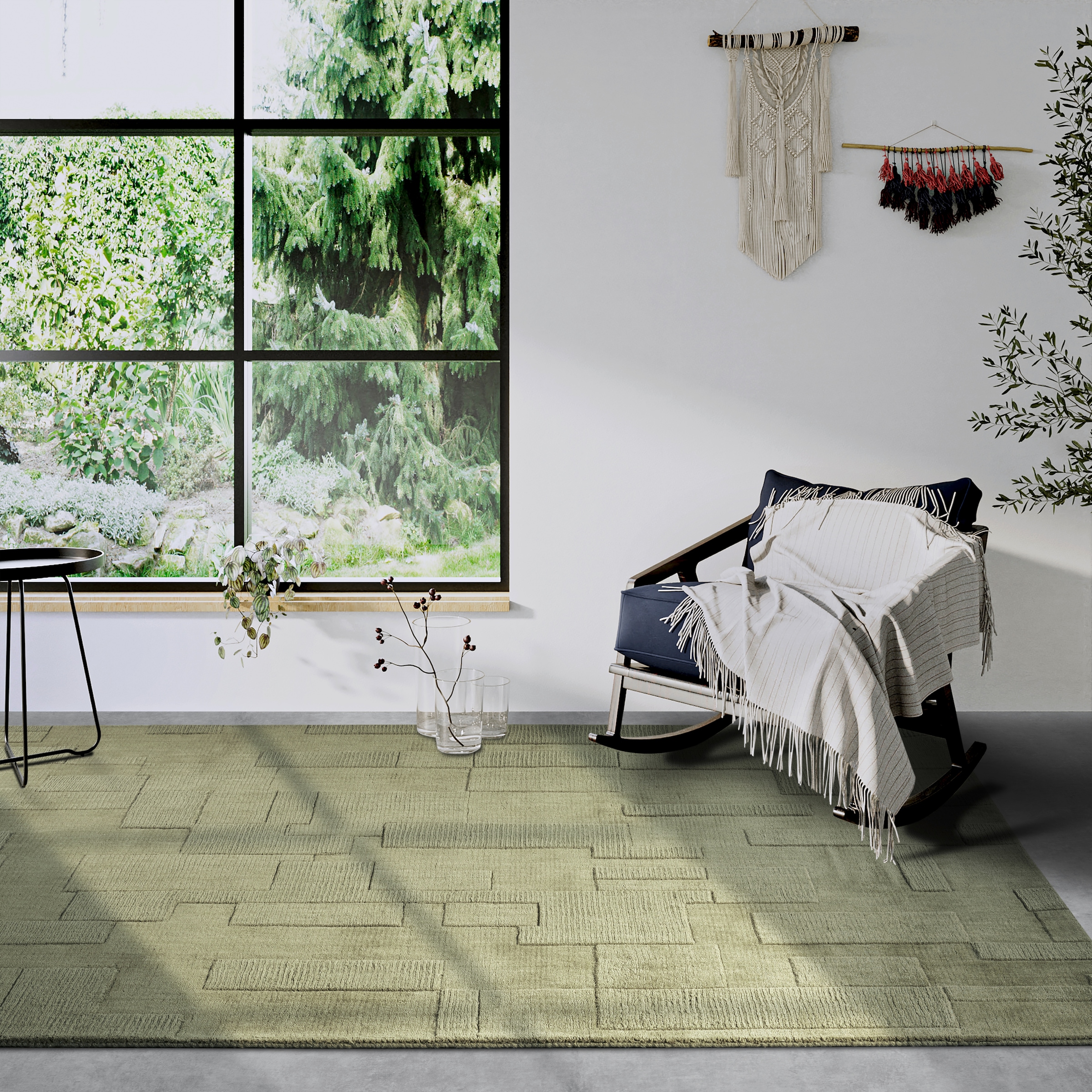 Villeroy & Boch Wollteppich »Wilhelmine« rechteckig 10 mm Höhe Läufer, handgewebt, Wolle, Natur, Wohnzimmer, Geometrie, Boho