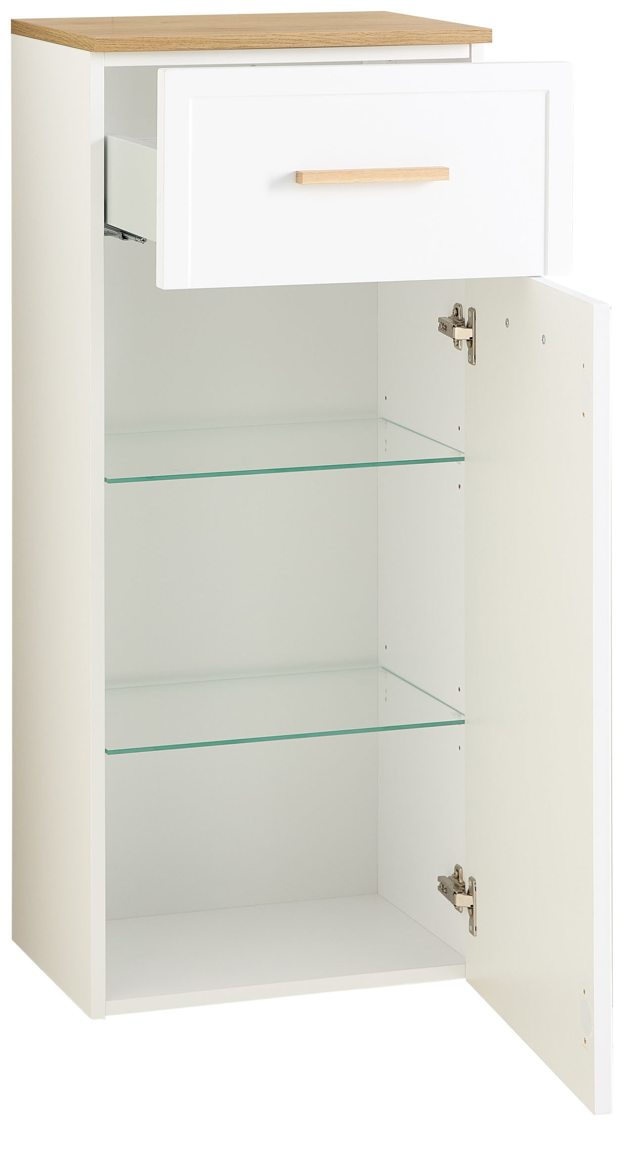 Saphir Armoire basse »mit Soft-Close und 2 Glasablageböden«