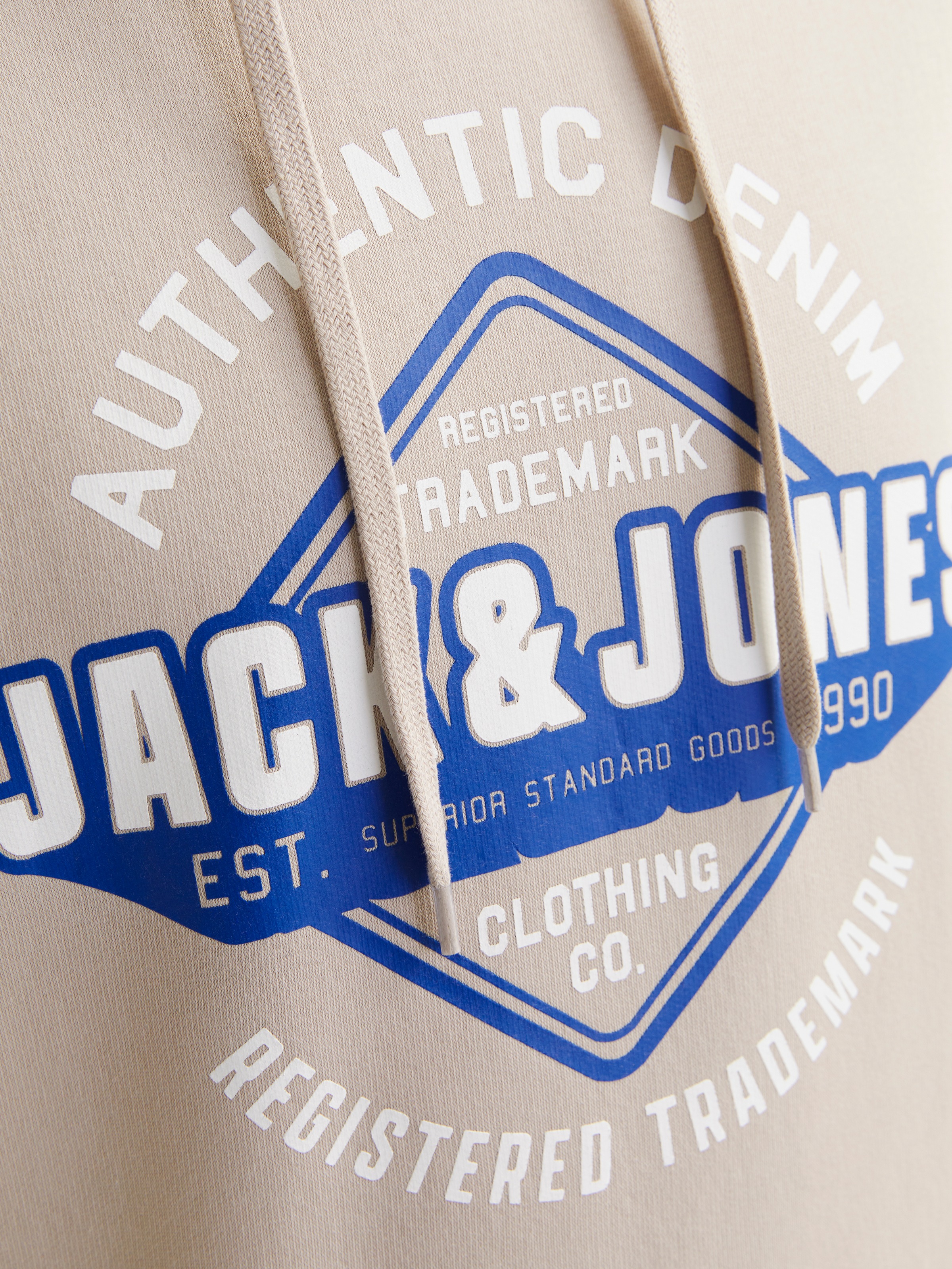 Jack & Jones Sweat à capuche »JJELOGO SWEAT HOOD 2 COL 24/25 NOOS«, mit Logo Print
