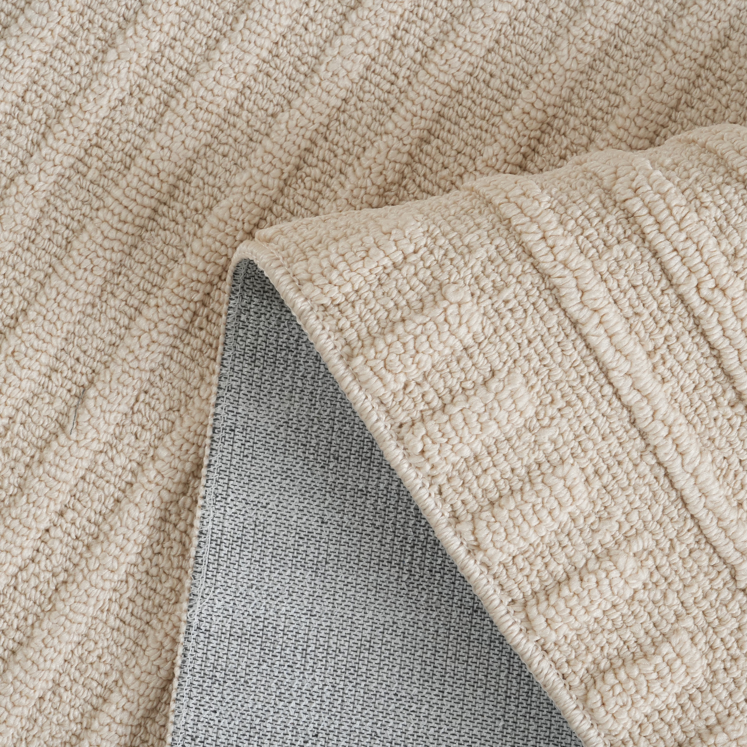 GOODproduct Tapis »Jola, In- und Outdoor geeignet, Hoch-Tief-Design, Scandi« Rectangulaire 9 mm Höhe Hoch-Tief-Struktur, Zen, Wetterfest & UV-beständig, Balkon, Camping