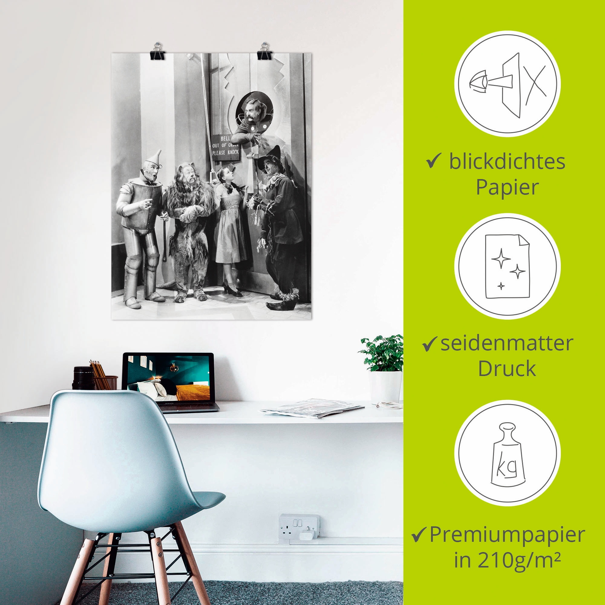 Artland Poster »Der Zauberer von Oz 1939« Film 1 Stk. tlg. ohne Rahmen