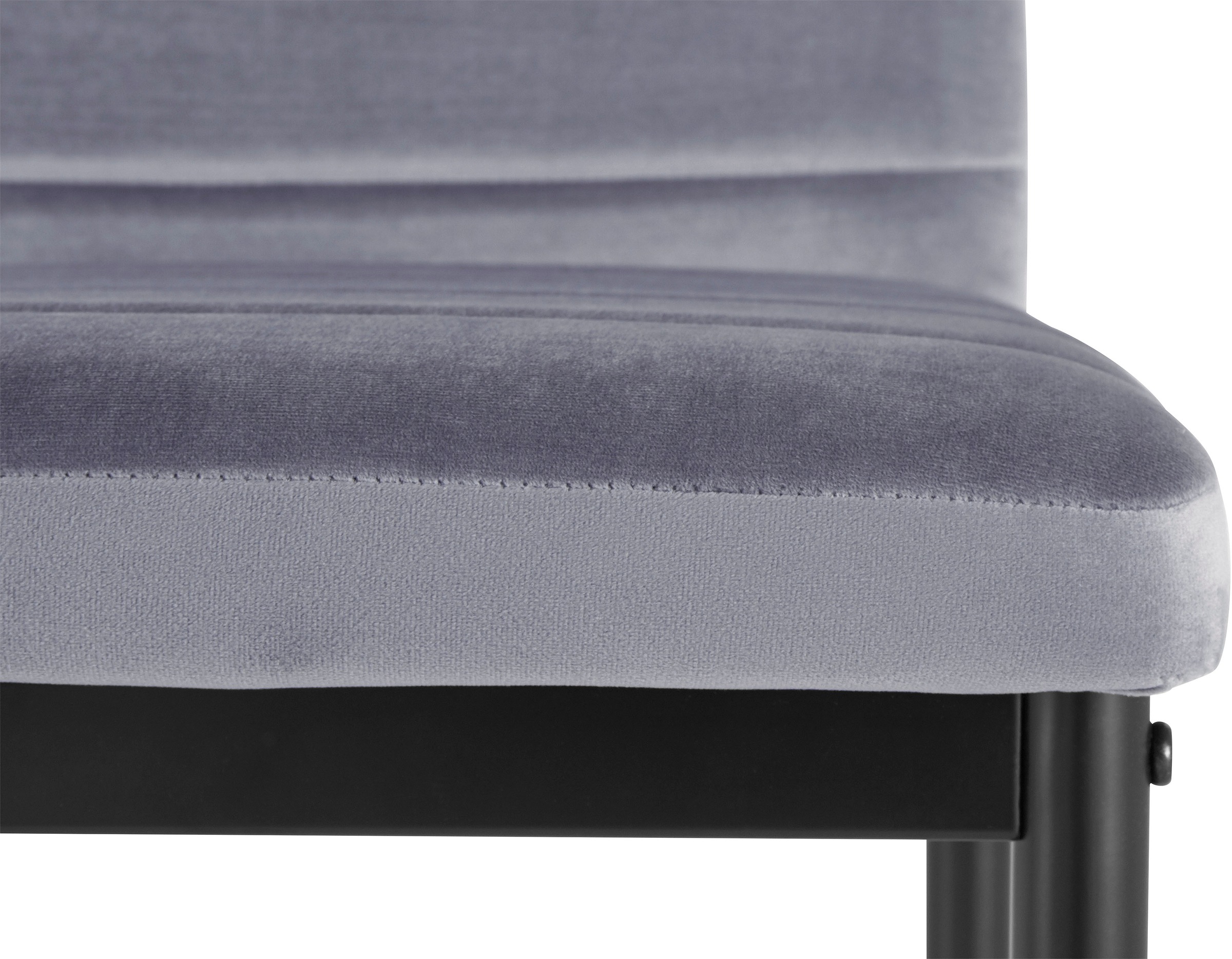 INOSIGN Esszimmerstuhl (Set) 4 Stk.(2 oder 4 Stück) mit Samtbezug, Rückenlehne mit Griff zum Zurückziehen