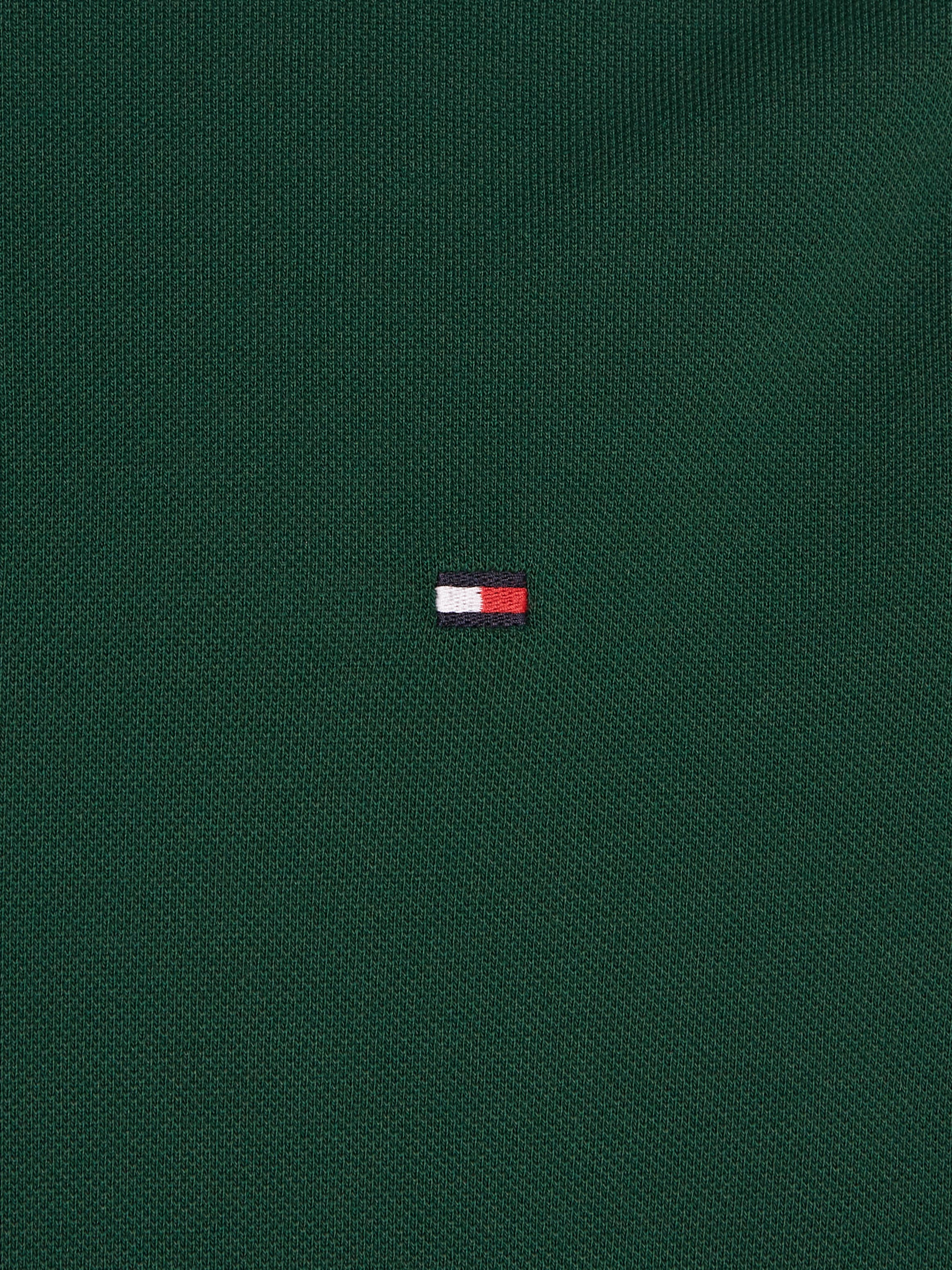 Tommy Hilfiger Polo »1985 SLIM POLO mit Piqué-Struktur und Stickerei« meliert, casual, slim fit, Baumwollmix, Polokragen