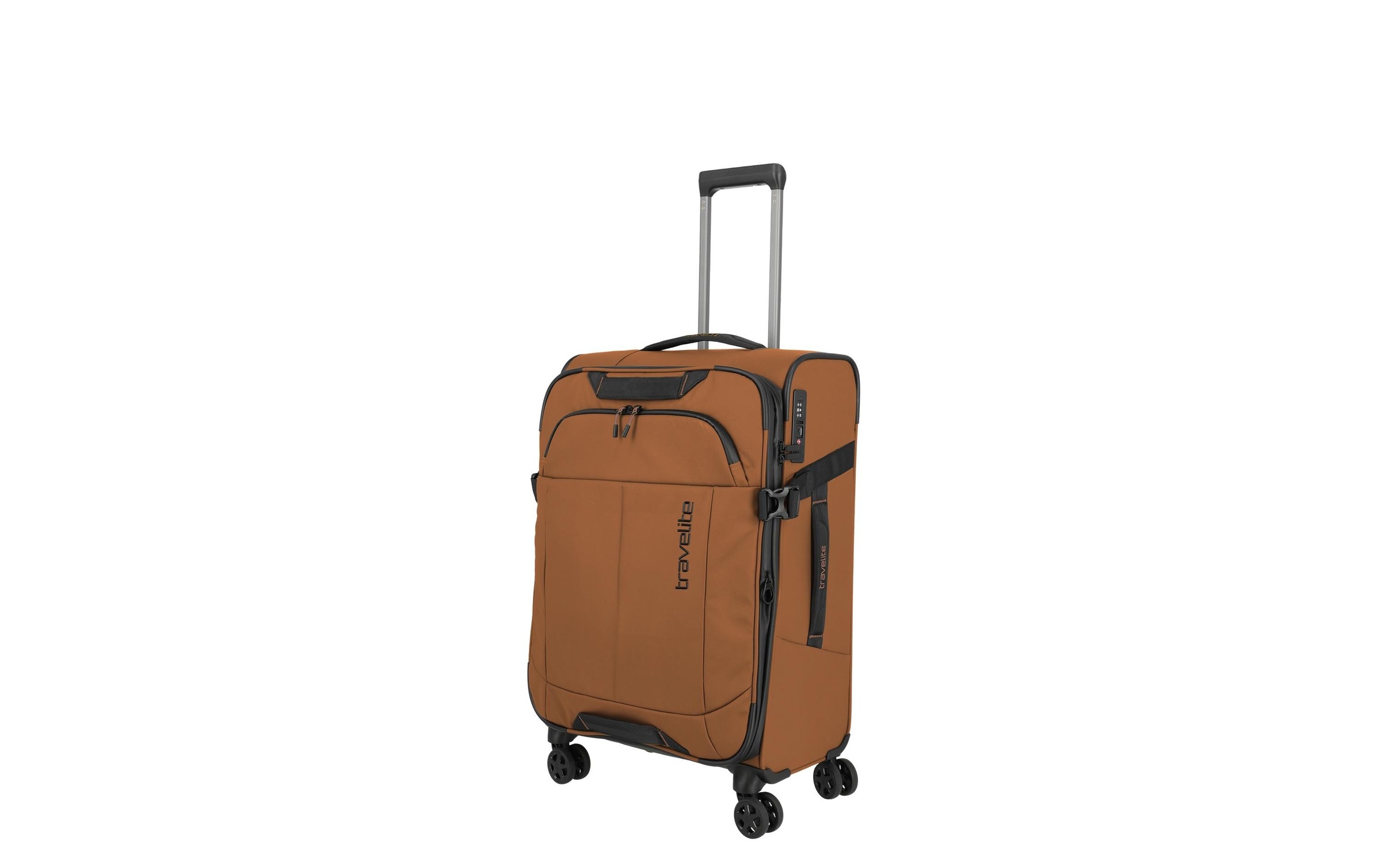 travelite Trolley »travelite BRIIZE Trolley M exp. erweiterbar 67 l « 67 l 4 Rollen
