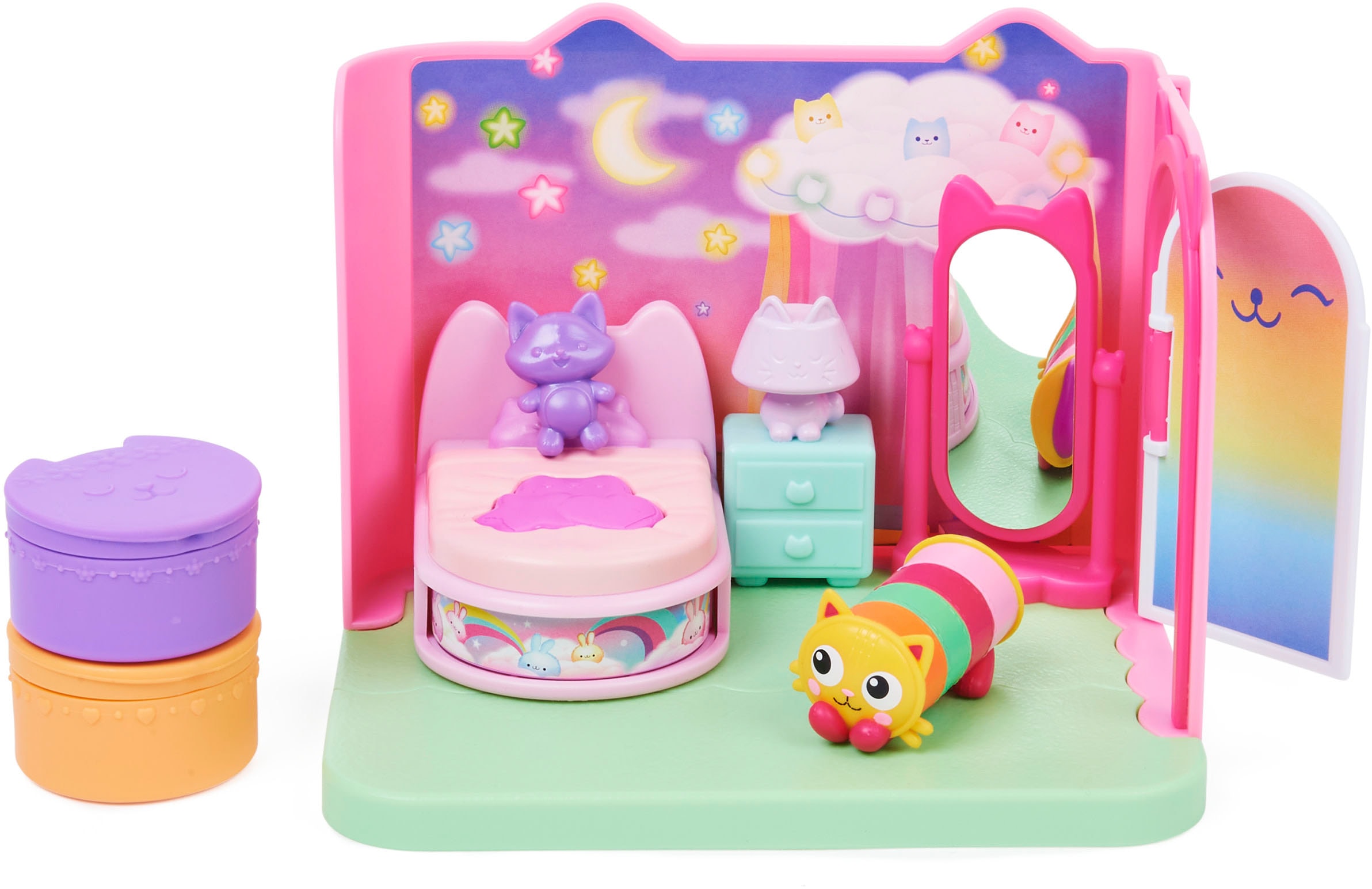 Spin Master Monde de jeu »Gabby's Dollhouse – Deluxe Room – Pillow Cat's Schlafzimmer«