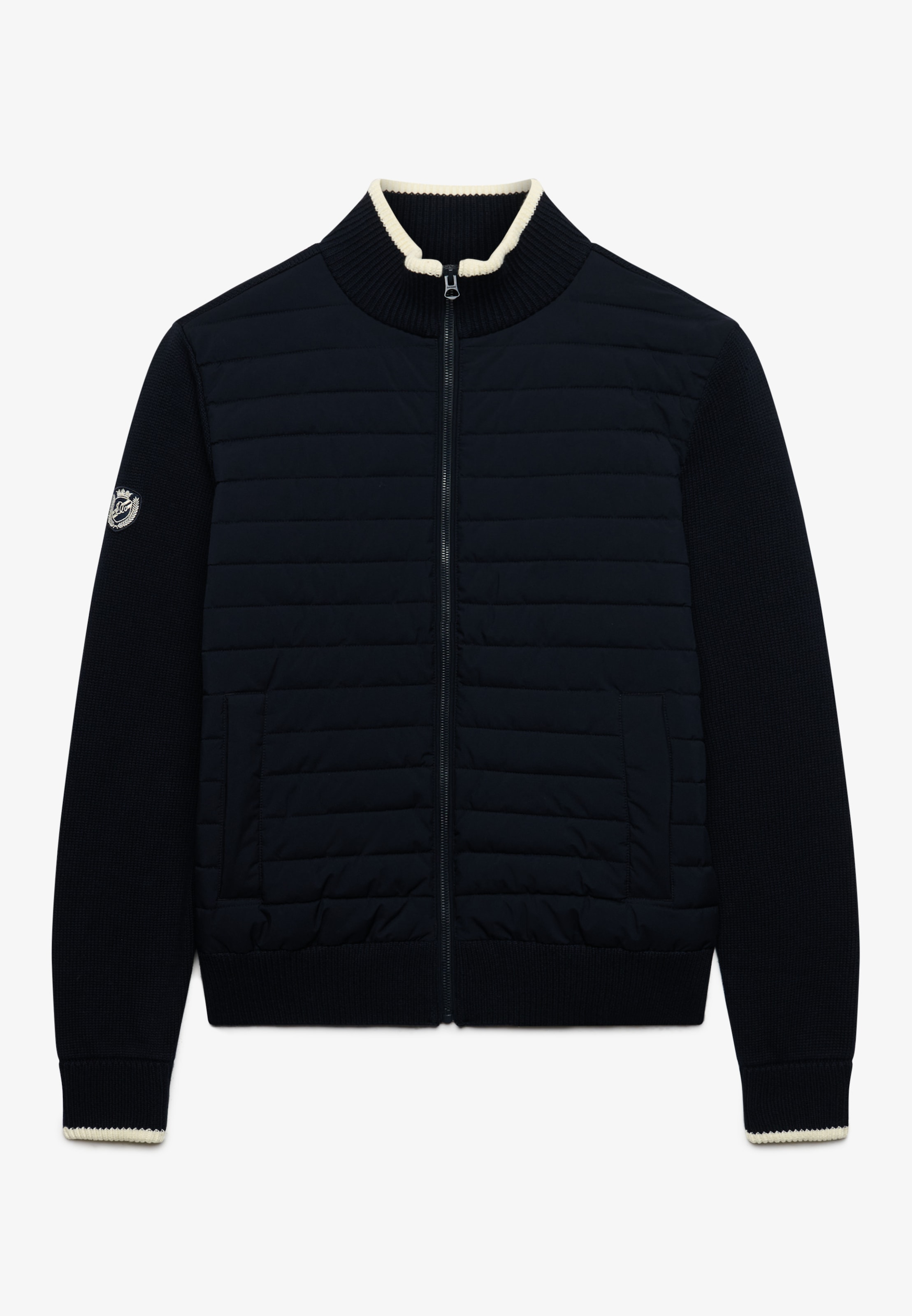 Superdry Blouson »STRAIGHT BAFFLE HYBRID JKT« fibre synthétique, coupe slim