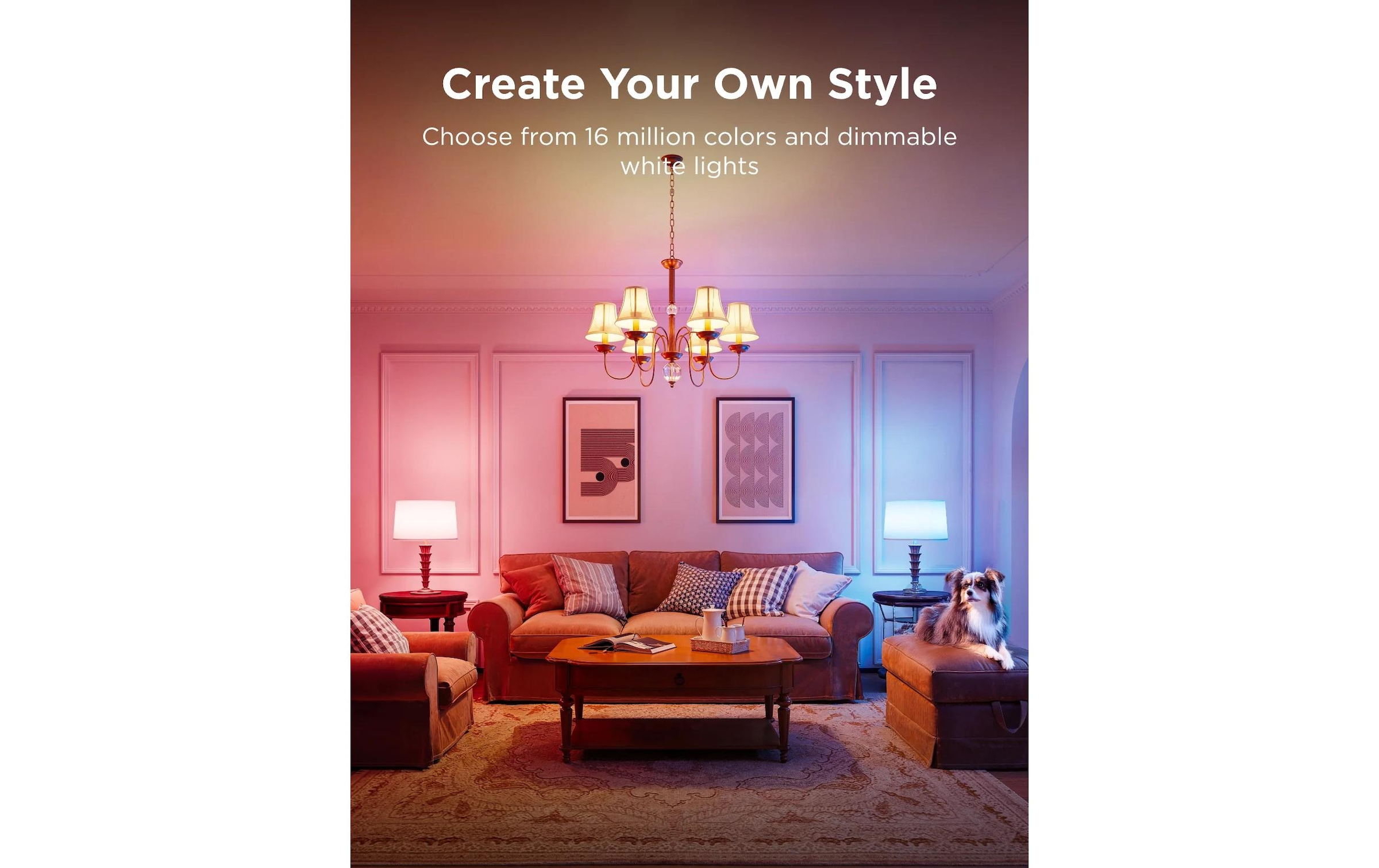 Govee Lampe LED intelligente »Smart Light Bulb E14, RGBWW, CRI>80, Wifi, BT«