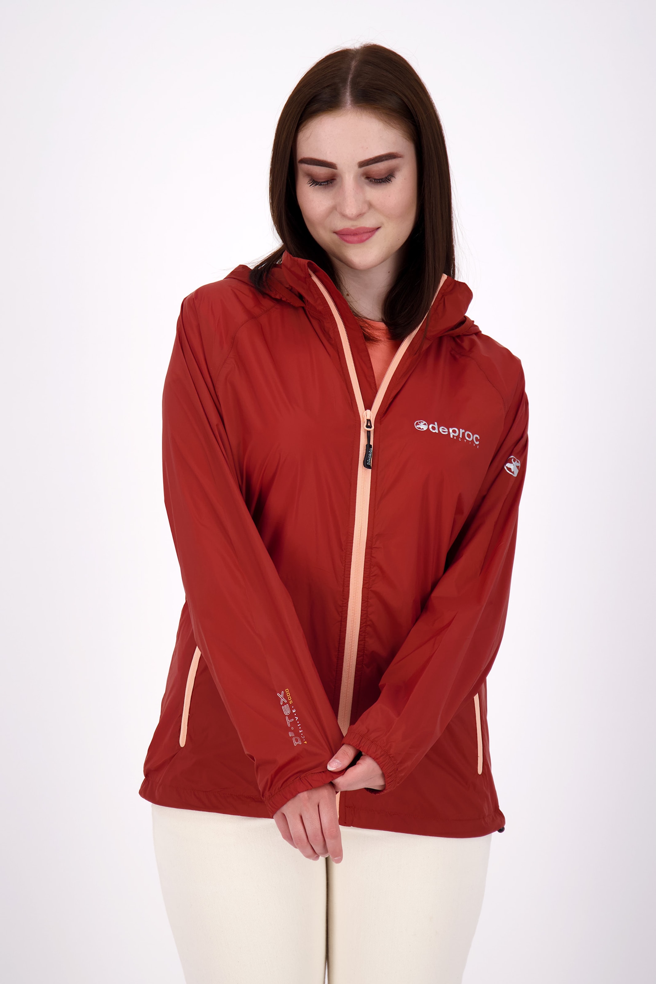 DEPROC Active Regenjacke »ROBSON WMN II« mit Kapuze auch in Grossen Grössen erhältlich