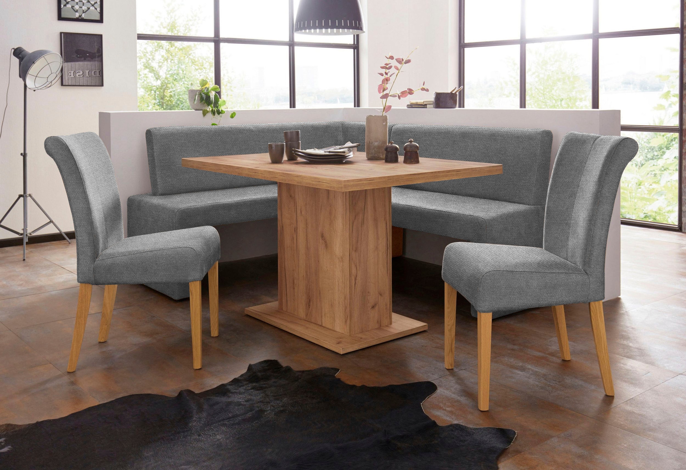 Home affaire Banc d'angle »Barcelona« In verschiedenen Stoffen und Farben