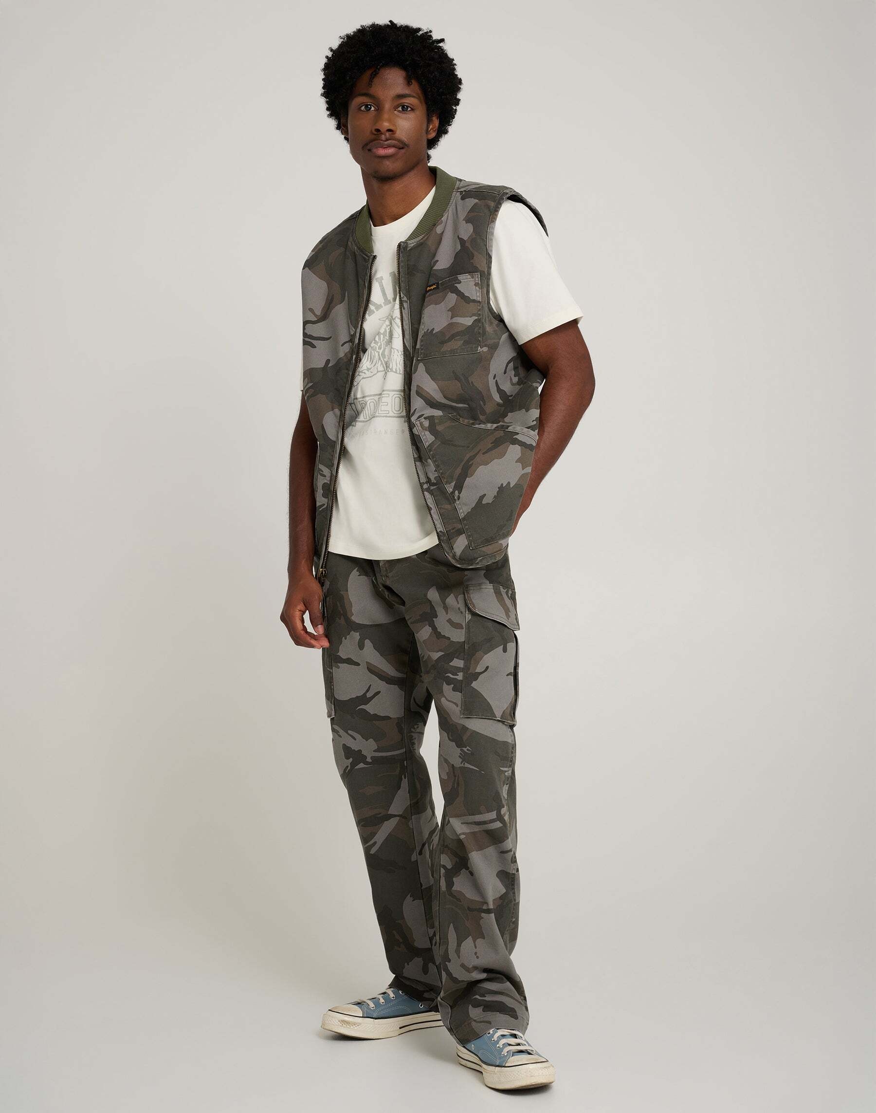 Wrangler Gilet matelassé »WRANGLER Gilet Mike Lucas Vest«