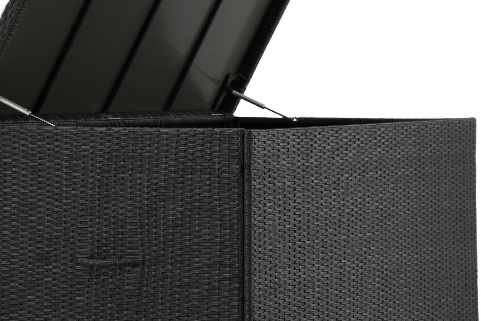 Venture Home Coffre »Amazon, geräumige Kissenbox 150 × 90 × 100 cm aus Korbgeflecht« Aufbewahrungsbox, UV-beständig, wetterfest, Stahlrahmen, geräumig