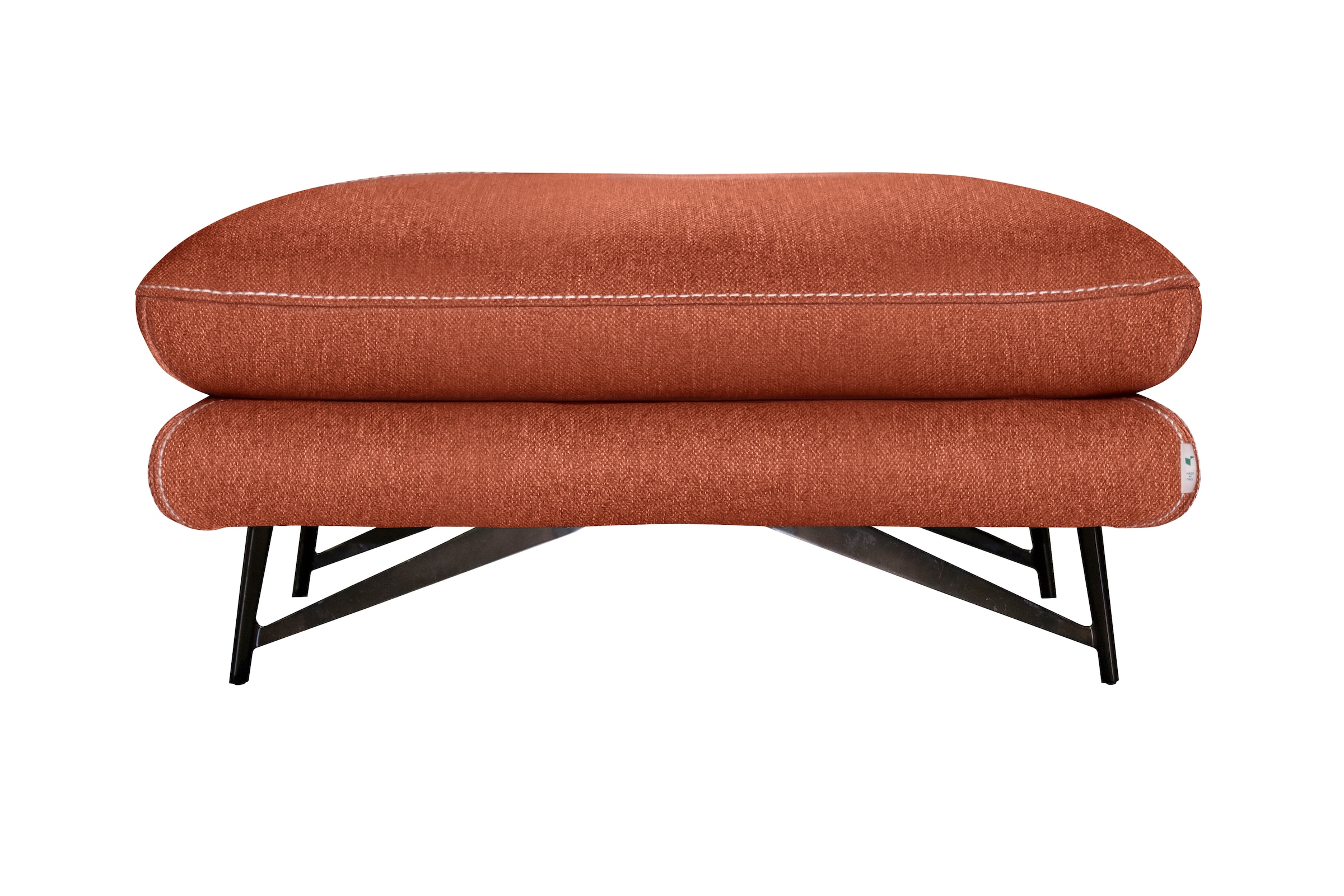 CALIA ITALIA Hocker »Cezanne bequem und elegant, B/T 90/70cm, hochwertiger Designfuss«