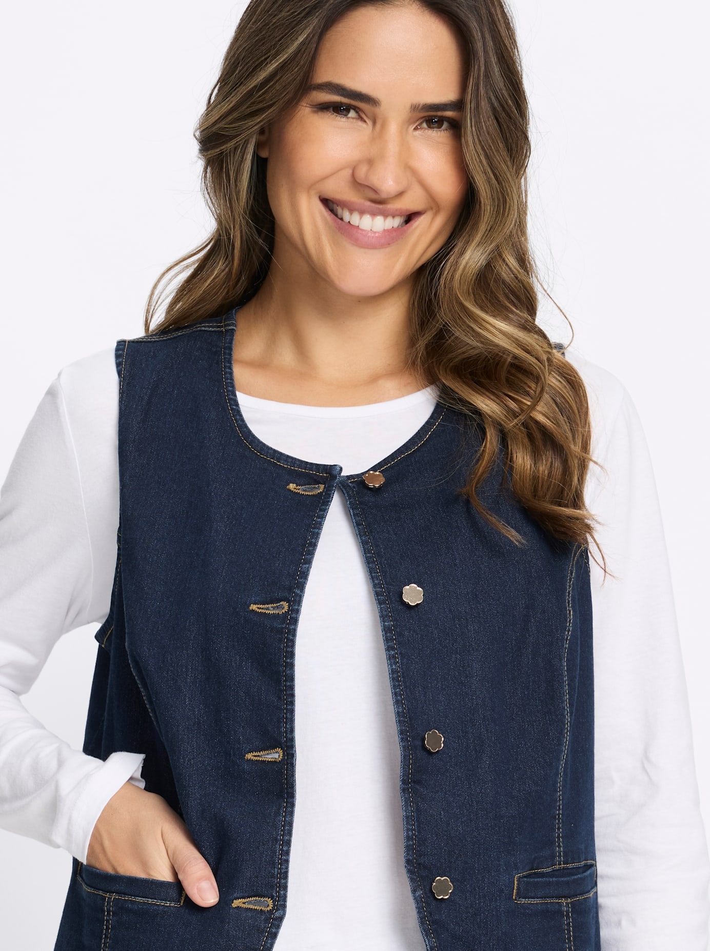 Classic Basics Gilet en jean