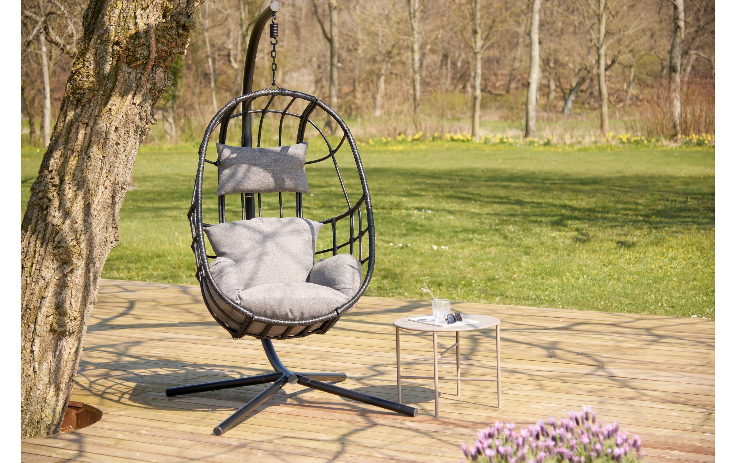   Hängesessel »Jerry, mit Kissen 128 x 128 x 190 cm«