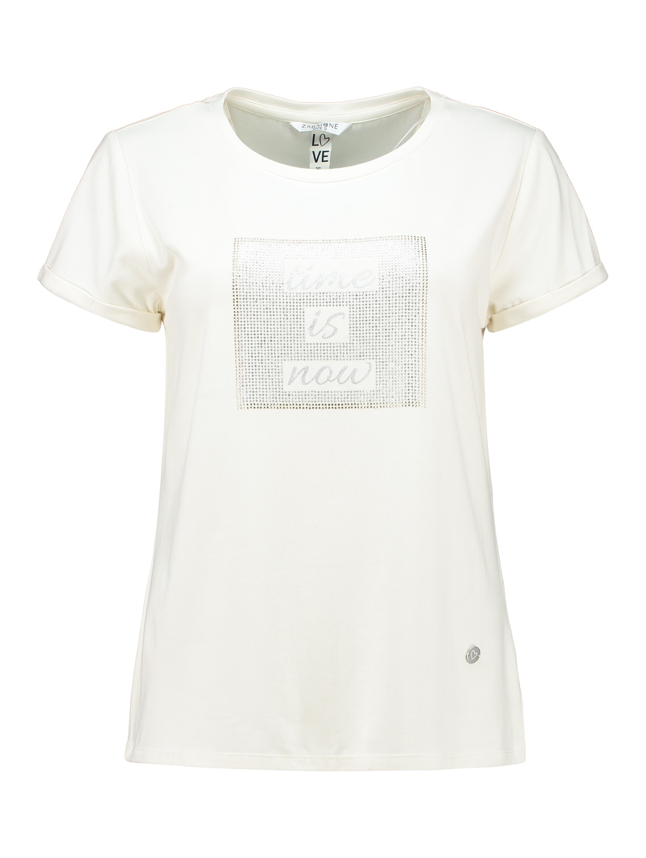 ZABAIONE T-Shirt »Au44tumn«, mit Glitzernieten
