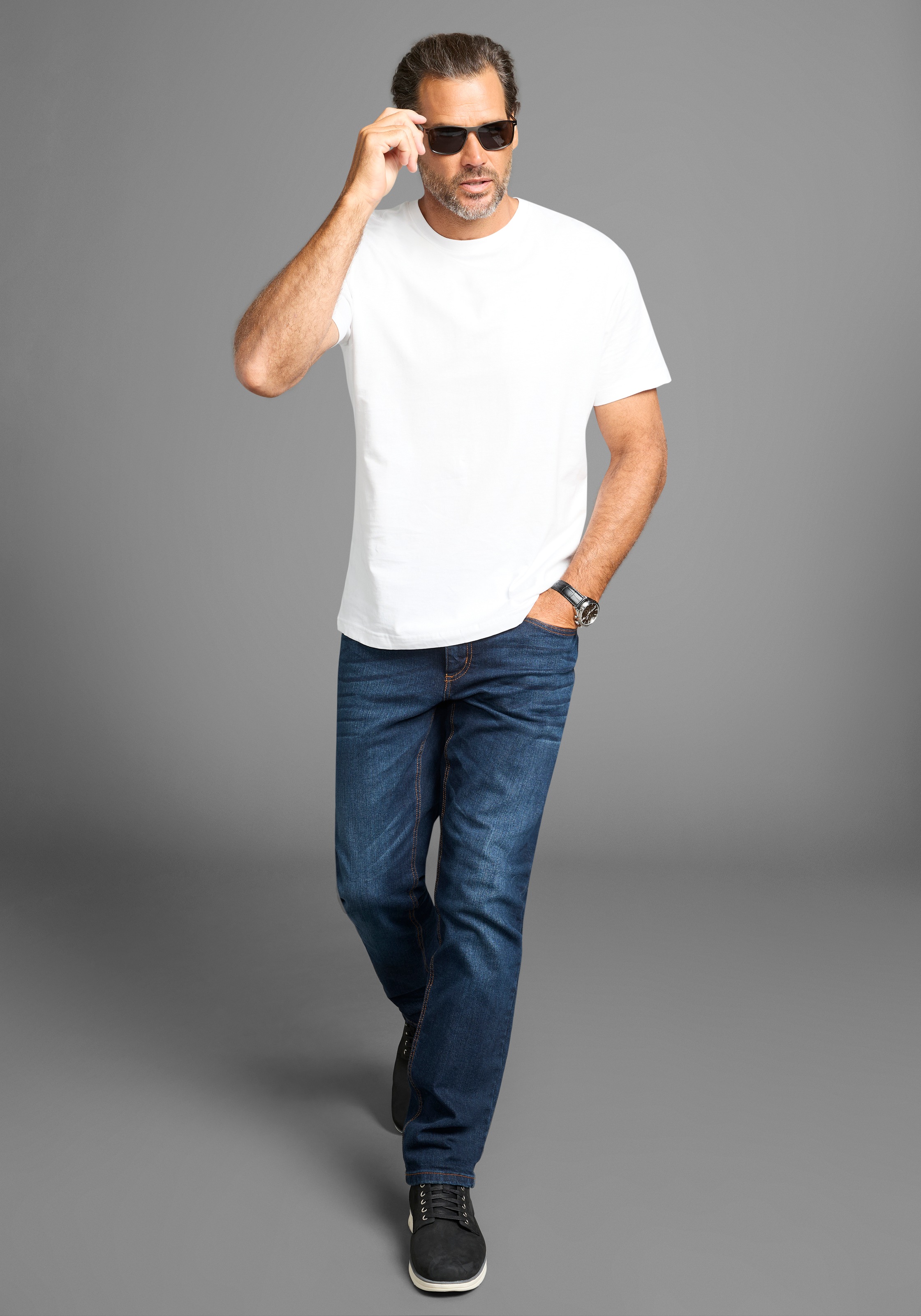 Man's World Sonnenbrille mit matt-anthrazit farbenden Rahmen - NEW