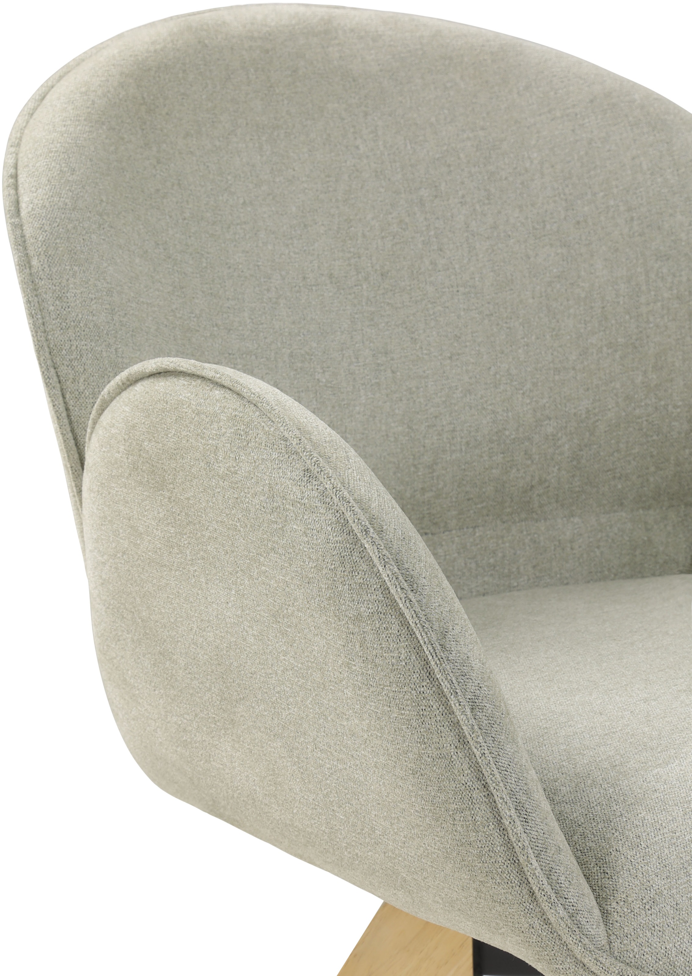 TOM TAILOR HOME Chaise avec accoudoirs »WINGS ARMCHAIR« (Set) 2 cuismit Armlehnen, drehbar, Rückholfunktion, Massivholzgestell