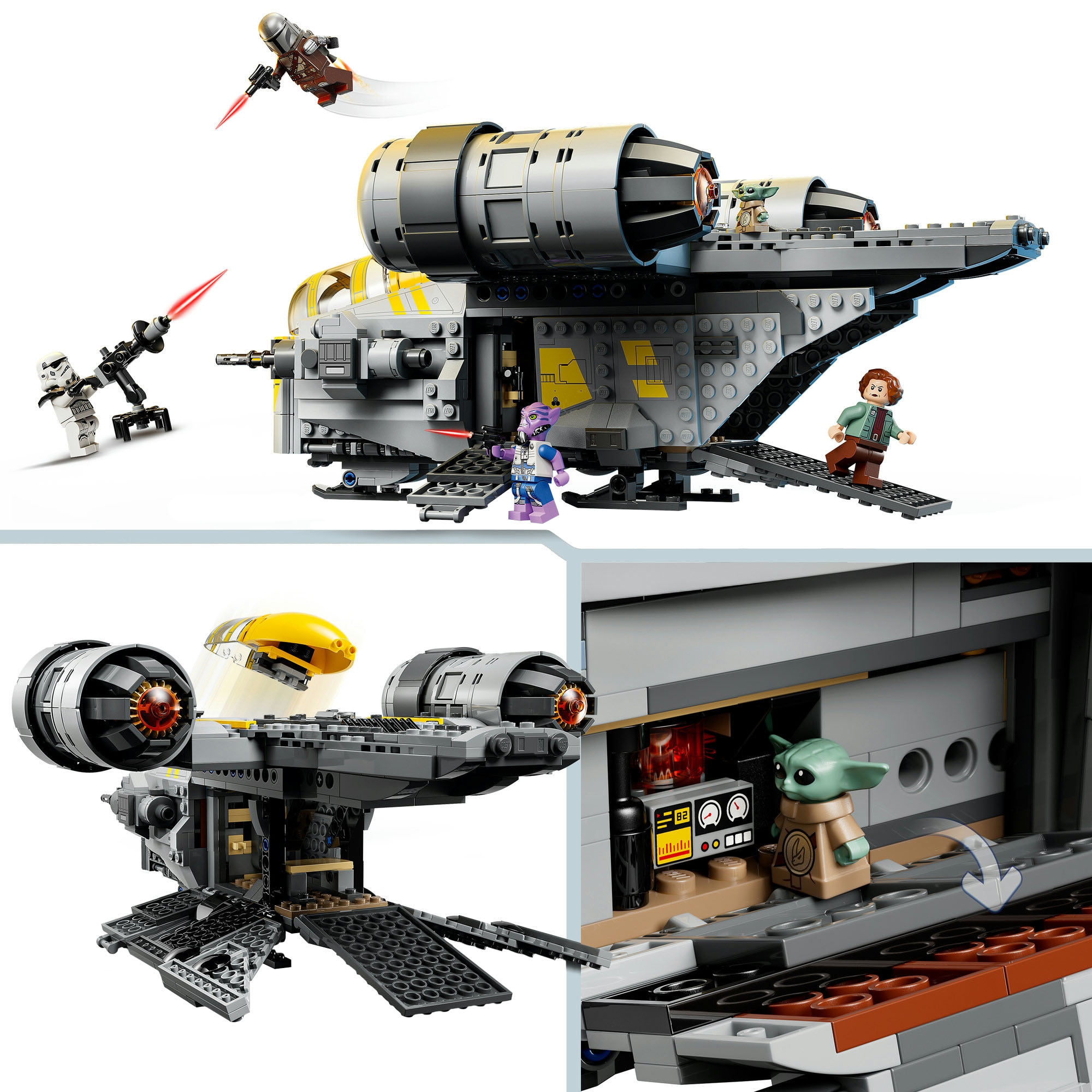 LEGO® Konstruktionsspielsteine »Razor Crest (75447), LEGO Star Wars™«