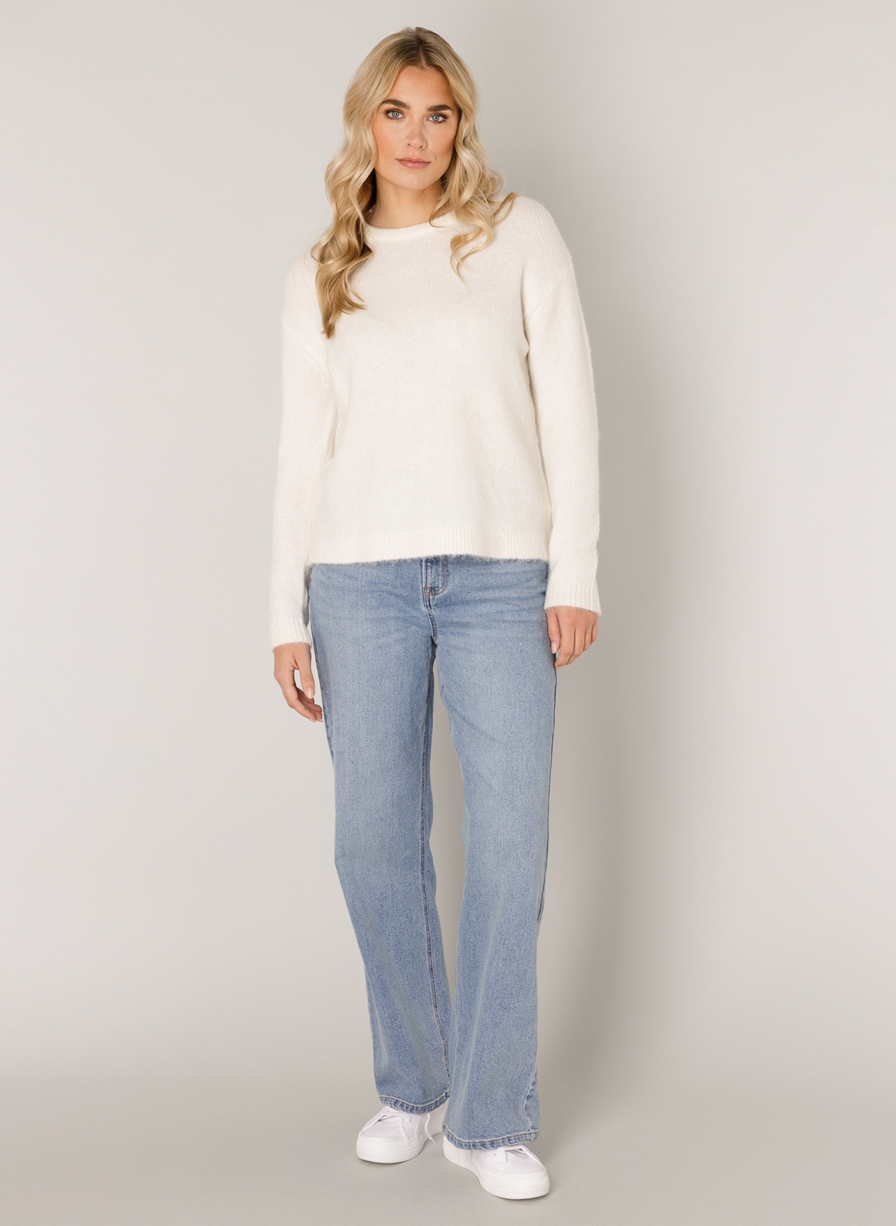 Base Level Pull en tricot »Yana«, mit Wolle
