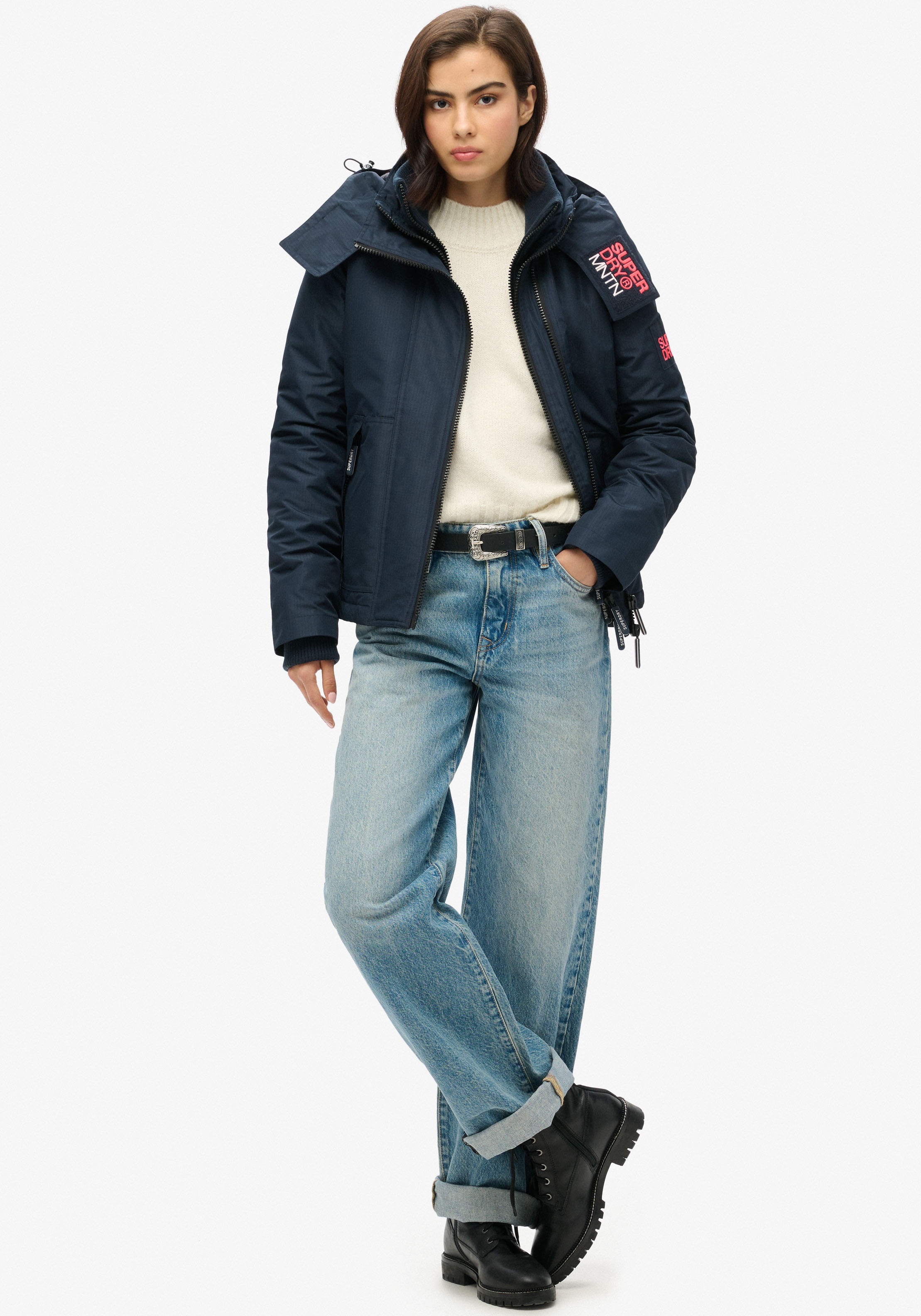 Superdry Veste d'extérieur »HOODED MTN WINDBREAKER JACKET« mit Kapuze