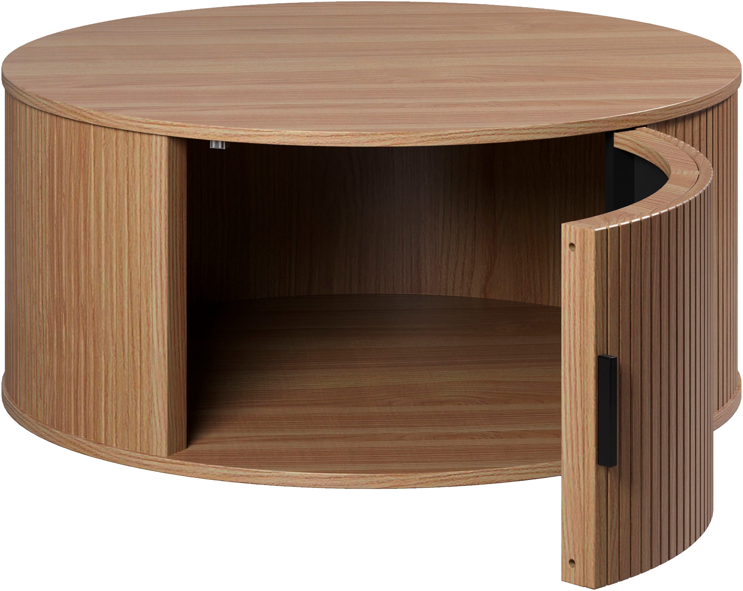 Home affaire Couchtisch »Ronda« 1 Stk. tlg. Runder Sofatisch mit Stauraum - Masse (B/T/H) 80/80/36 cm