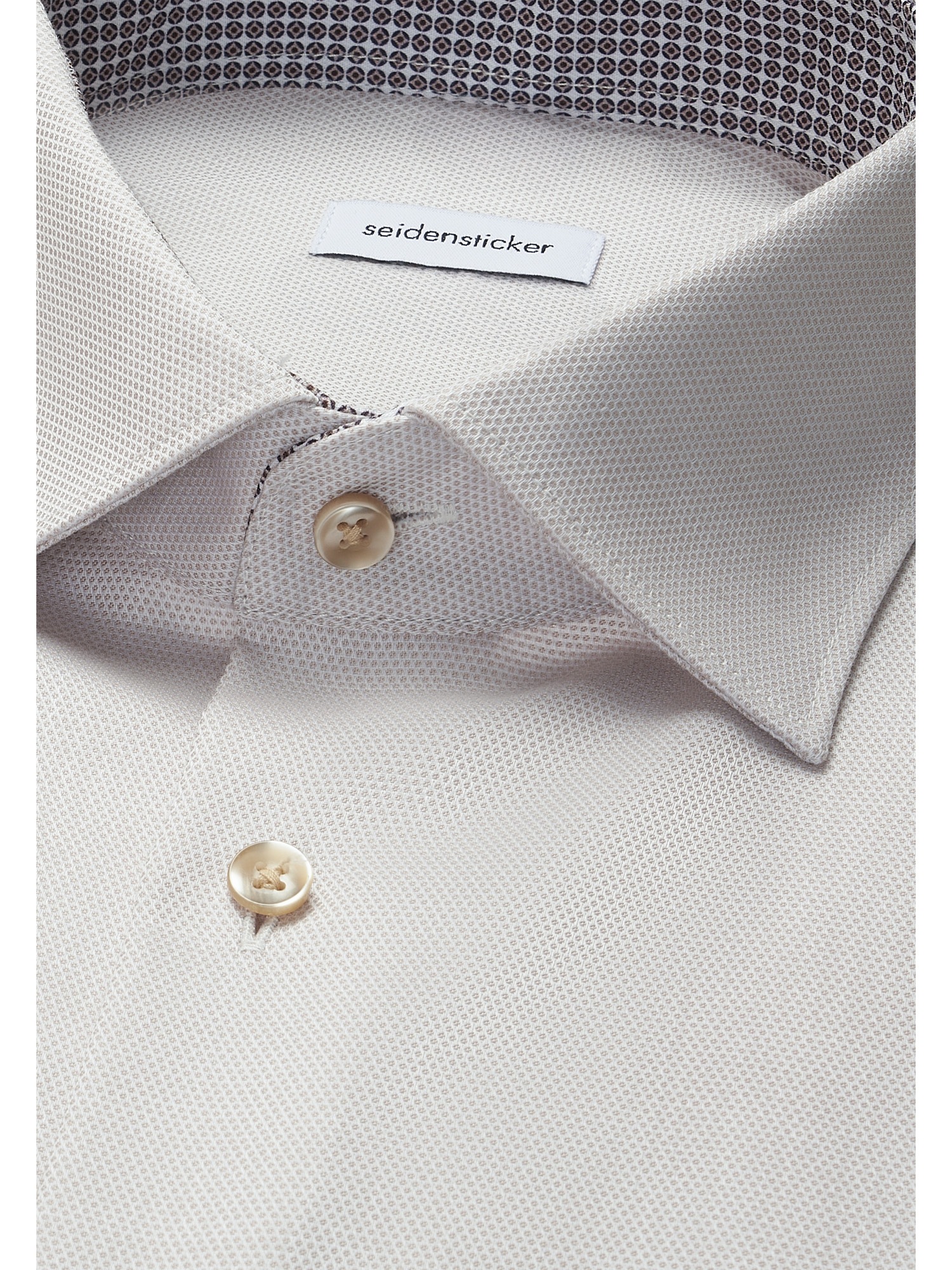 seidensticker Businesshemd »Schwarze Rose« Regular 1/1 Kentkragen Struktur