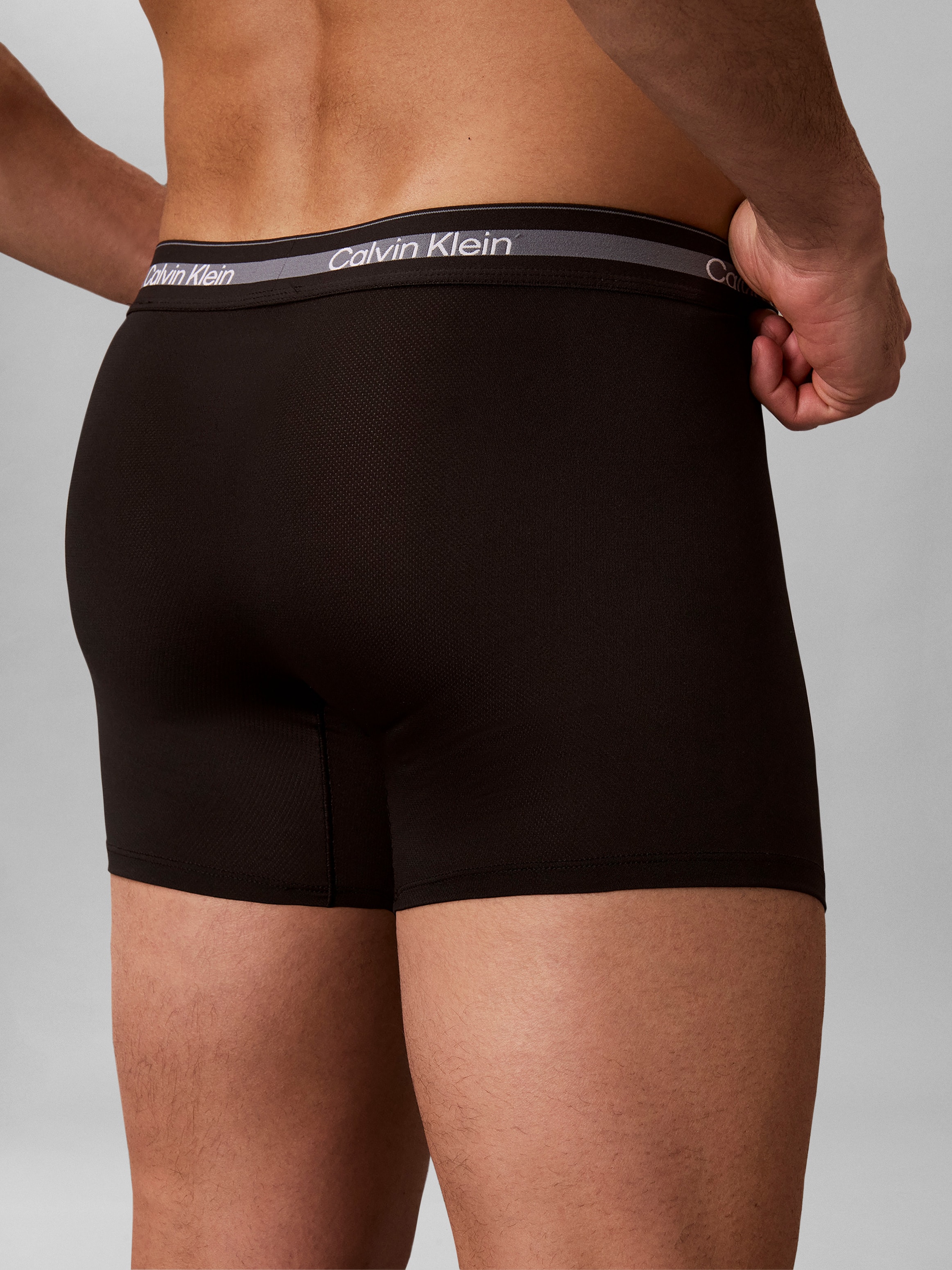 Calvin Klein Underwear Boxers Paquet, pack de 3, 3 cuis Coupe près du corps avec ceinture élastique