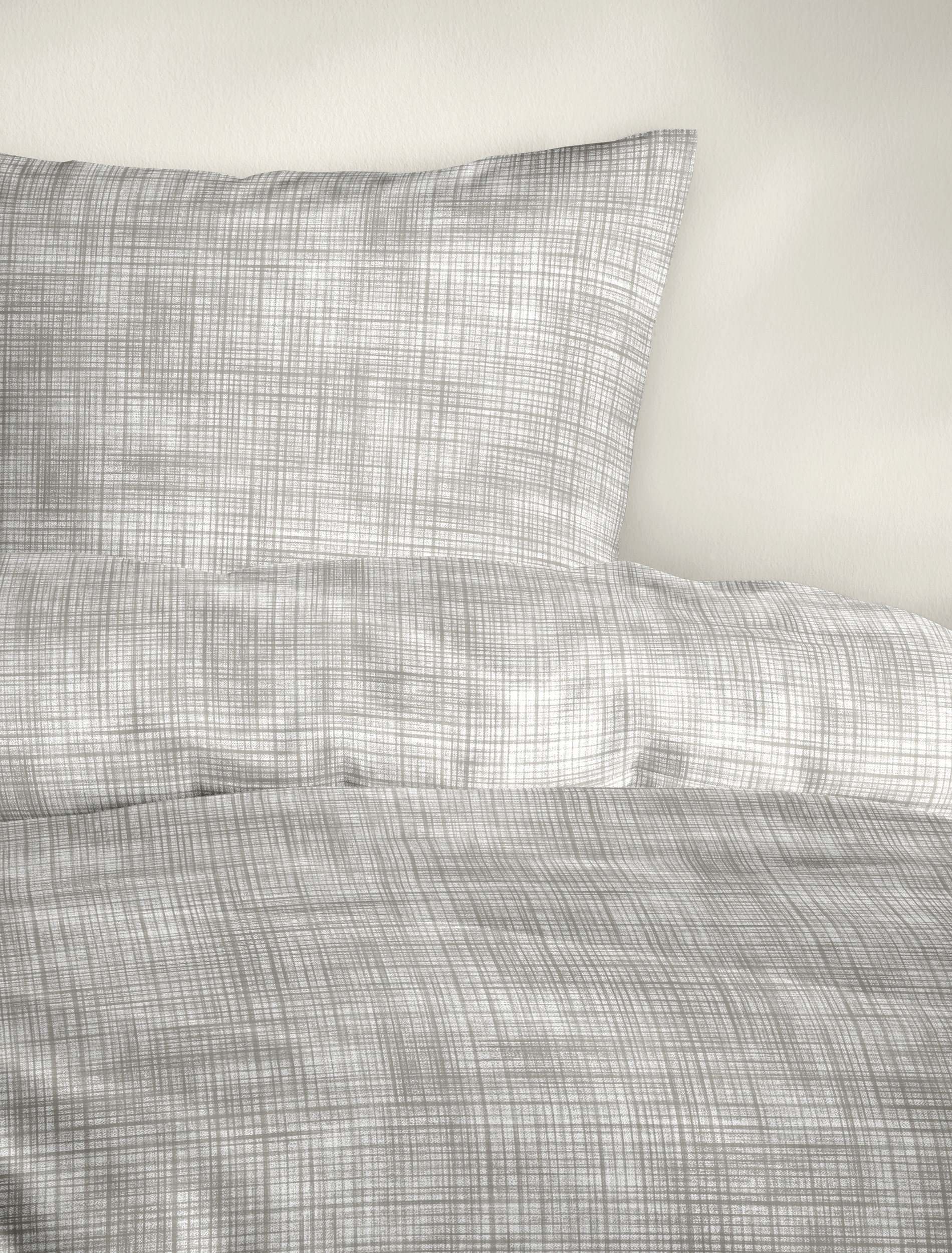 BIERBAUM Bettwäsche »4172« 2 Stk. tlg. Mako-Satin, 100 % Baumwolle, pflegeleicht