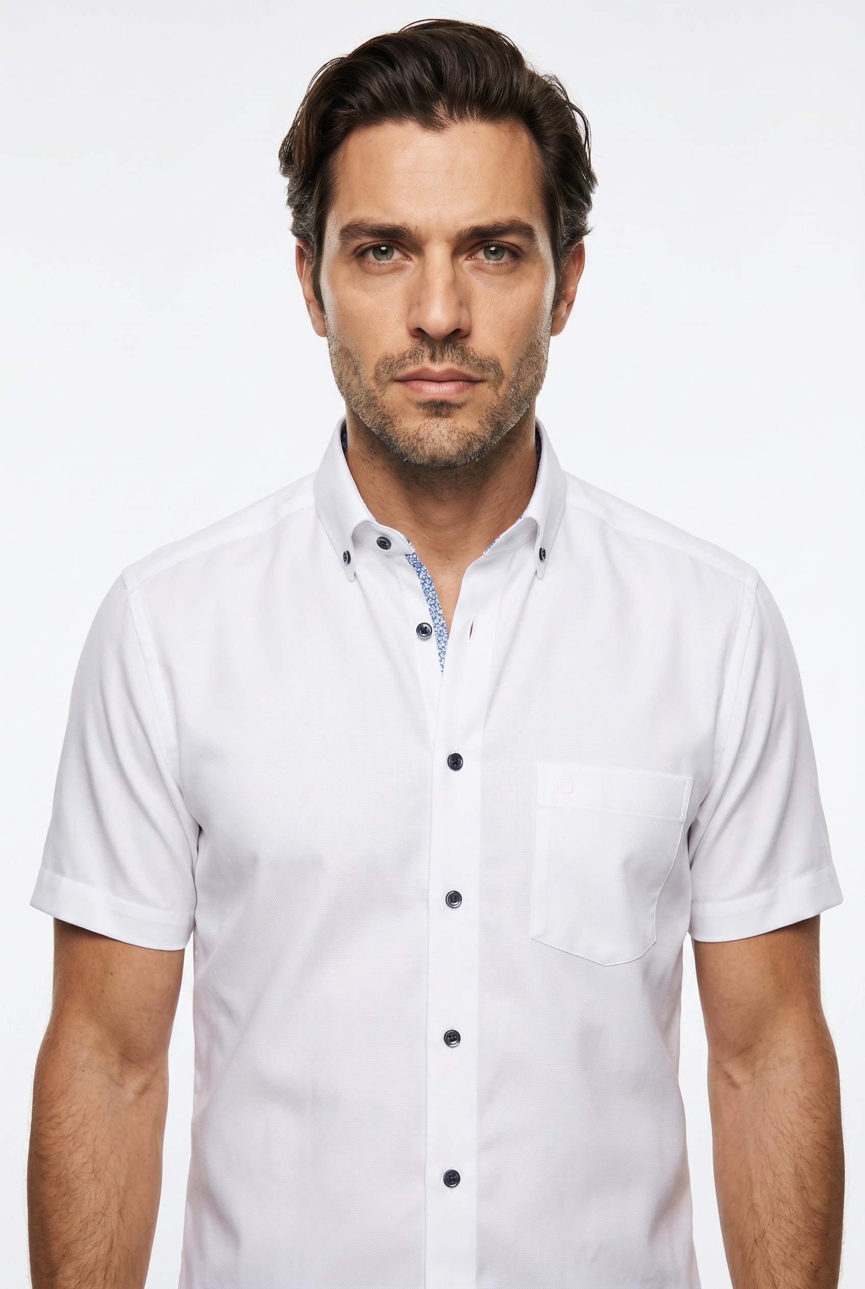 OLYMP Chemise à manches courtes »Luxor« chemise business, coupe moderne, col boutonné