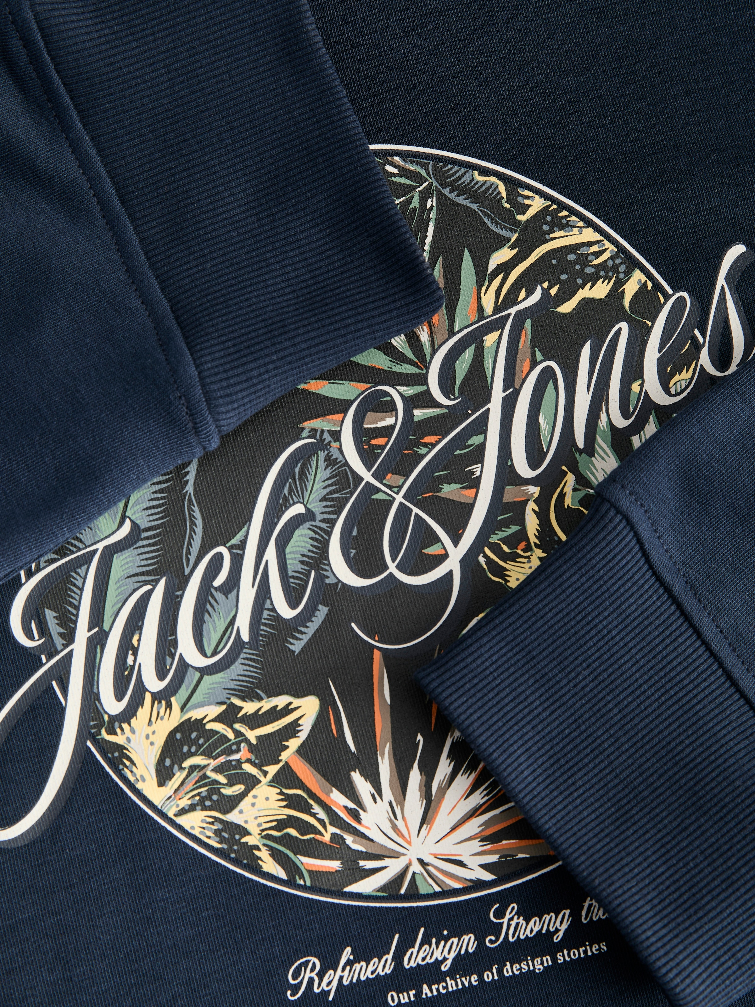 Jack & Jones Kapuzensweatshirt »JJHONOLULU SHAPE SWEAT HOOD«, Baumwollmischung, regular fit
