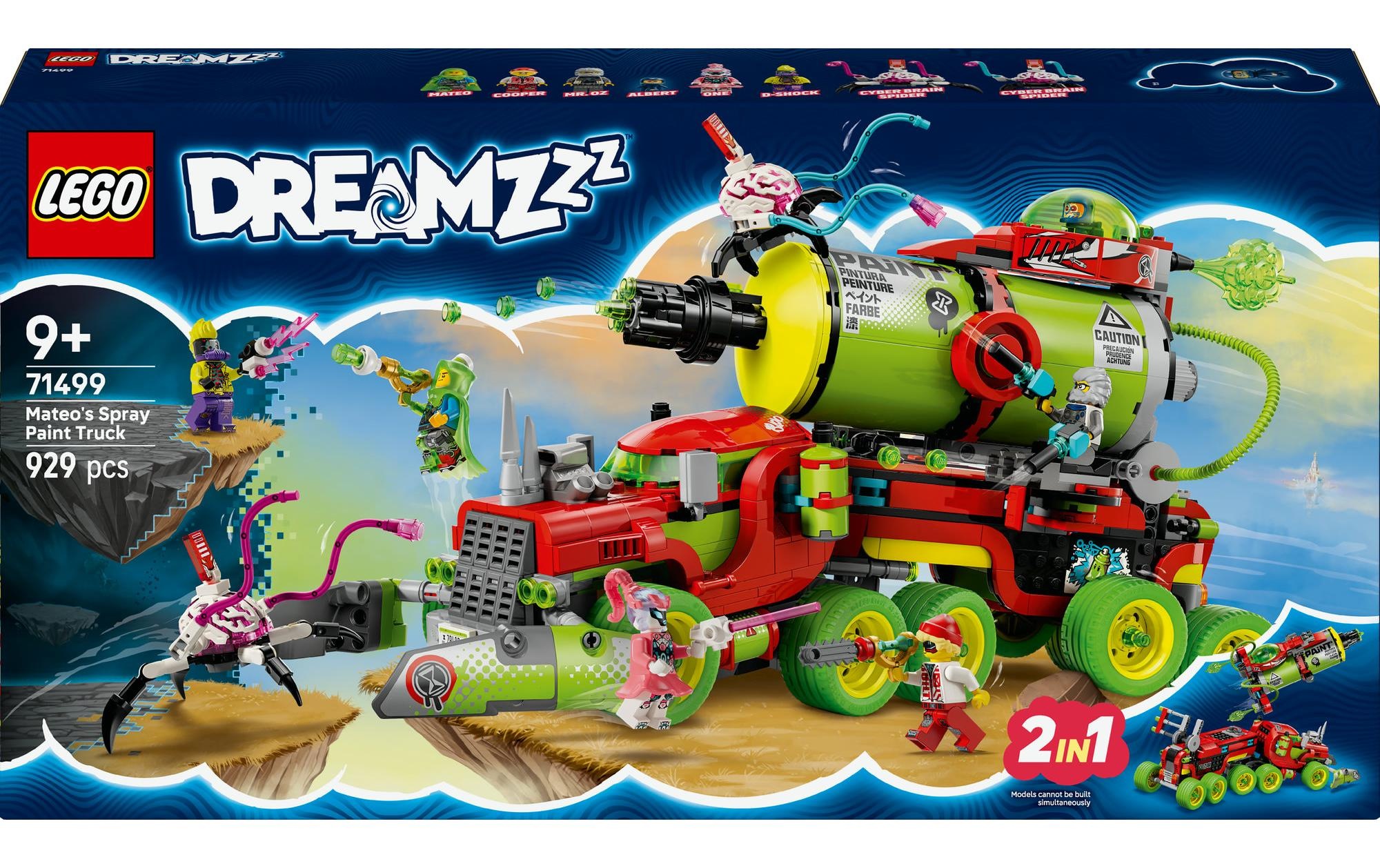 LEGO® Spielbausteine »DreamZzz Mateos Sprühdosen-Truck 71499«