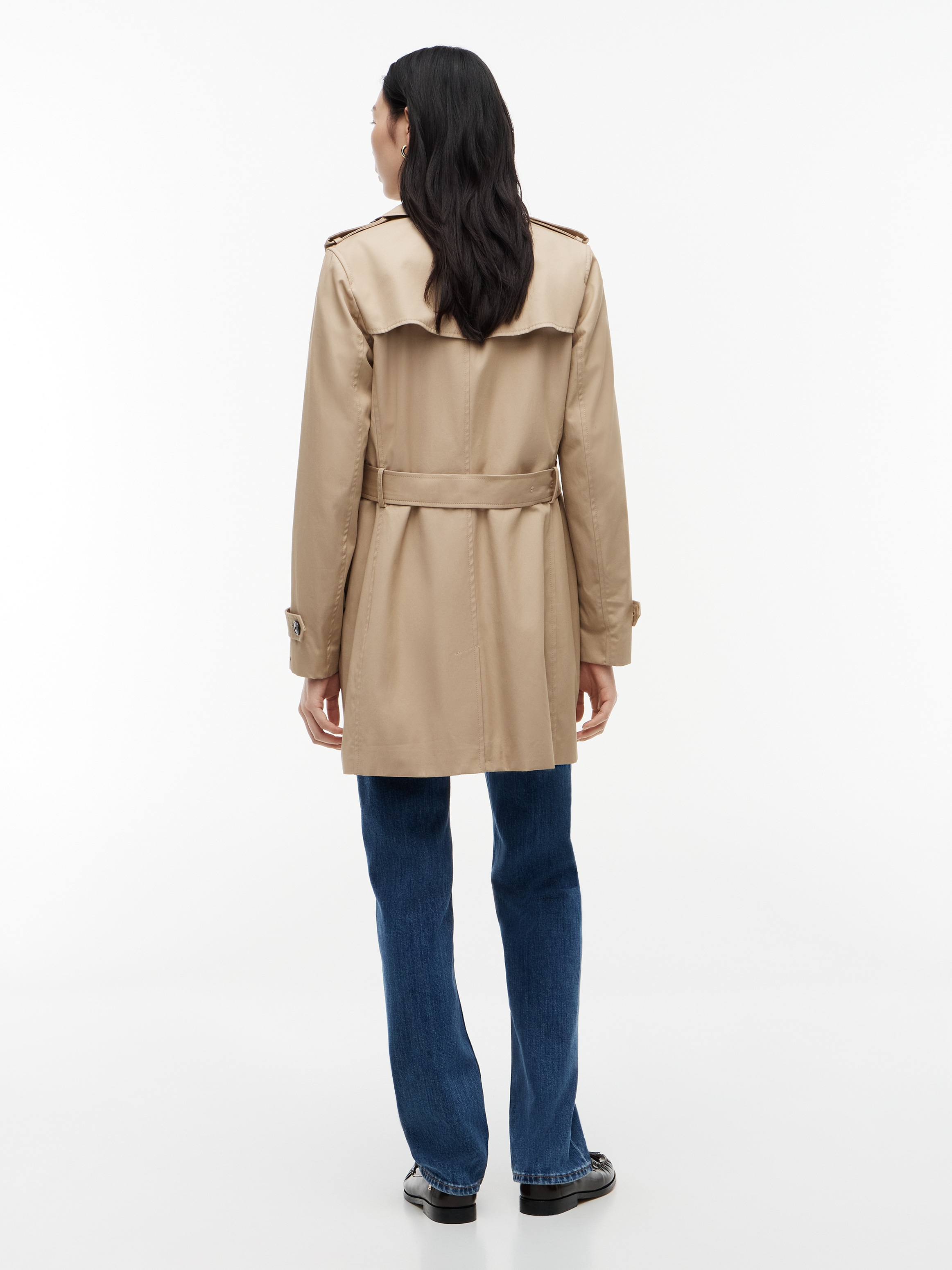 Tommy Hilfiger Veste longue »HERITAGE SINGLE BREASTED TRENCH« avec les détails typiques du trench-coat