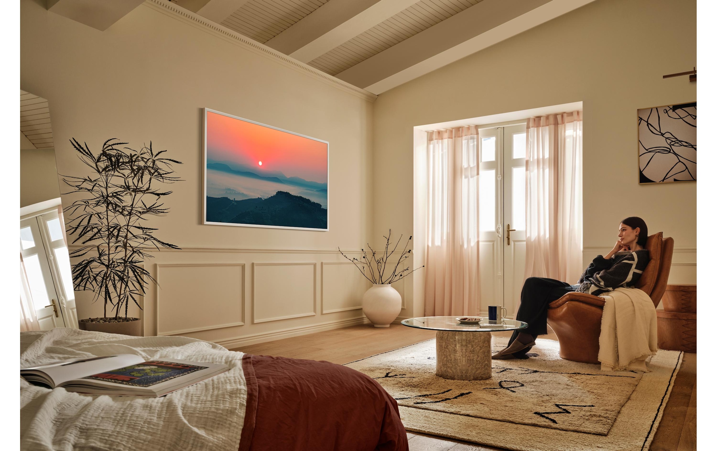 Samsung QLED-Fernseher »QE75LS03FW« 189 cm/75 ″