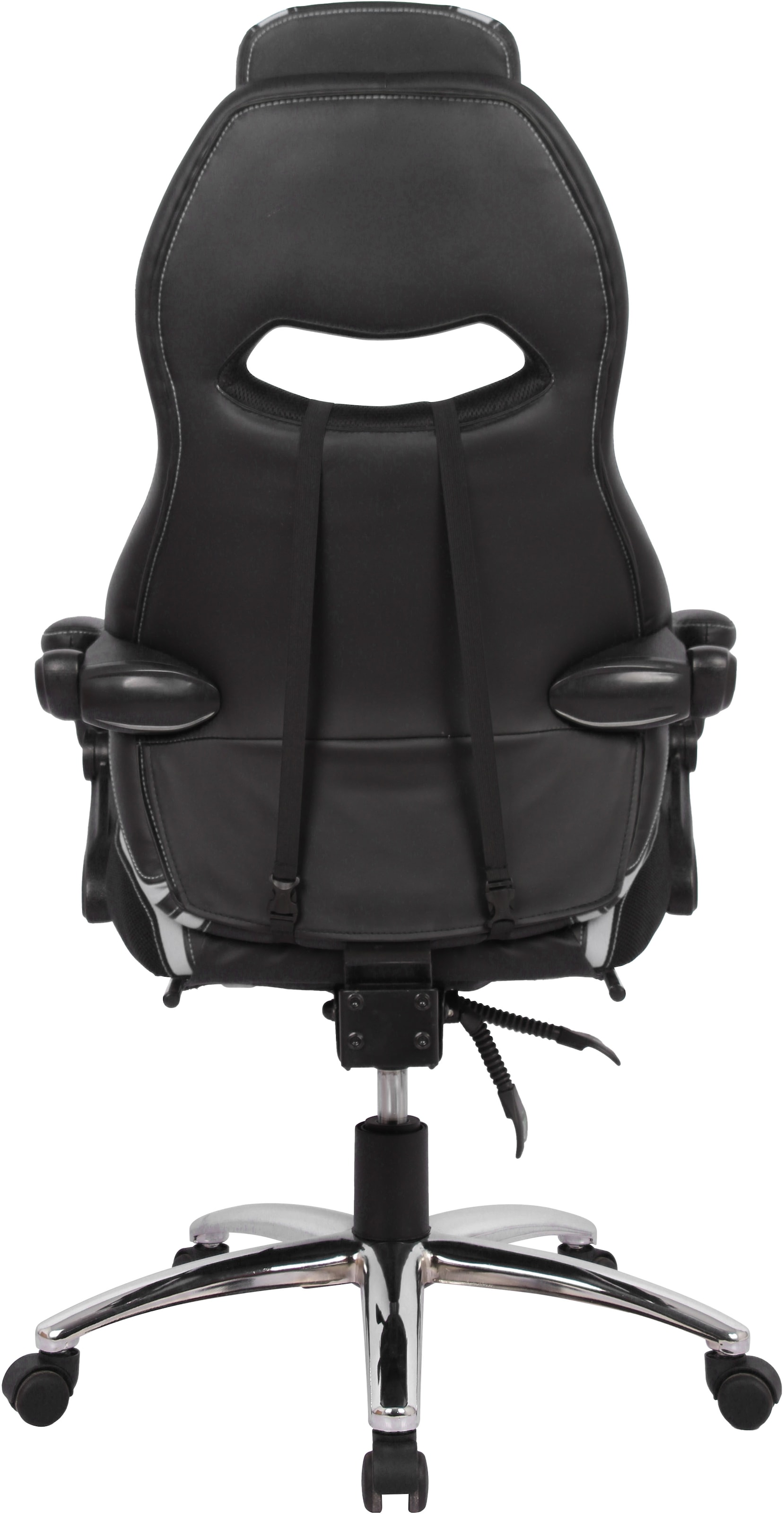 GOODproduct Gaming-Stuhl »Sprinta 1, Chefsessel mit ausziehbarer Fussstütze« () komfortabel gepolstert mit vielen ergonomischen Funktionen