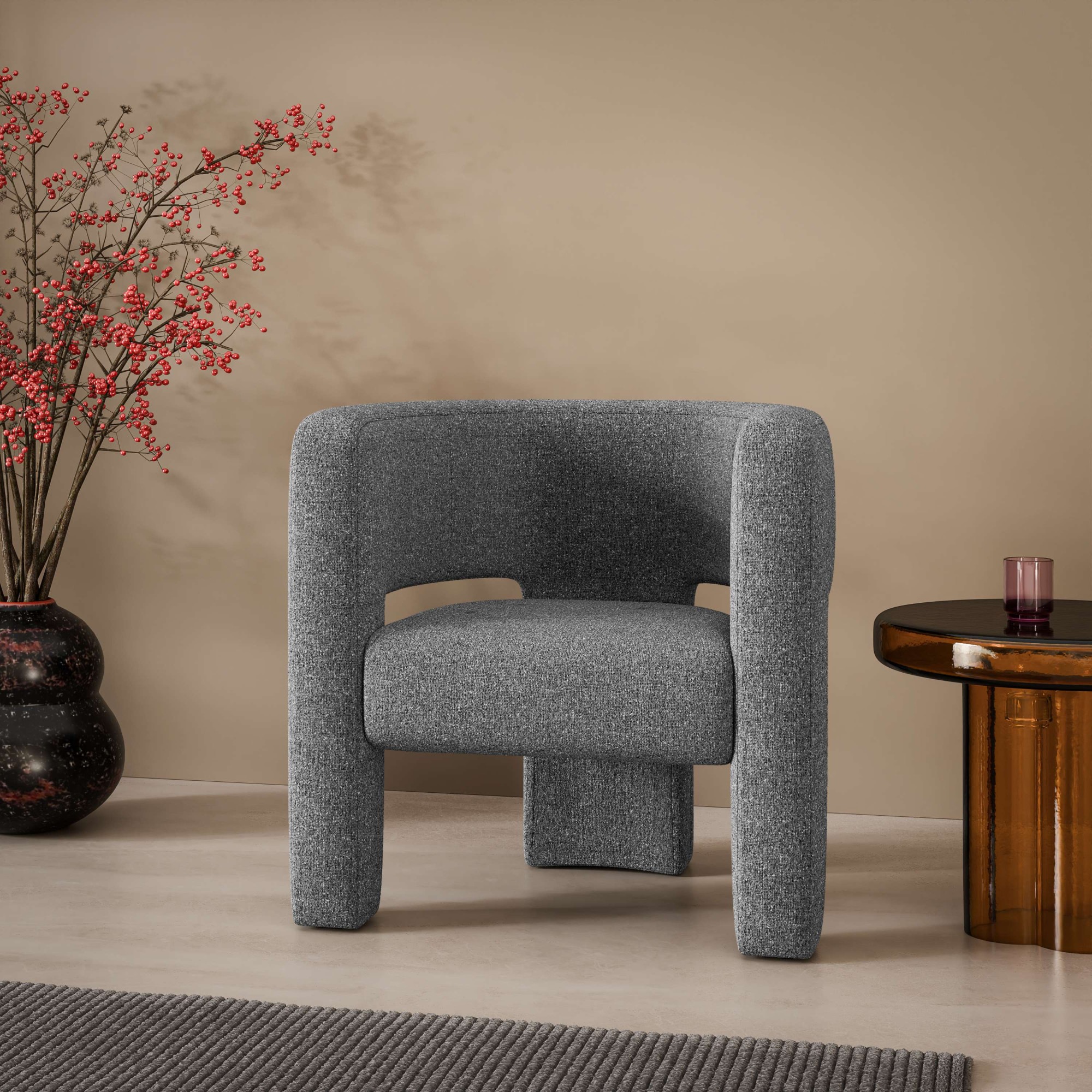 LeGer Home by Lena Gercke Sessel »Ohrensessel SELMIA Moderner Lounge-Sessel Einzelsitz, B/T/H 73/62/76cm« Relaxsessel/Lehnstuhl, erhältlich in trendigen Stoff- und Farboptionen