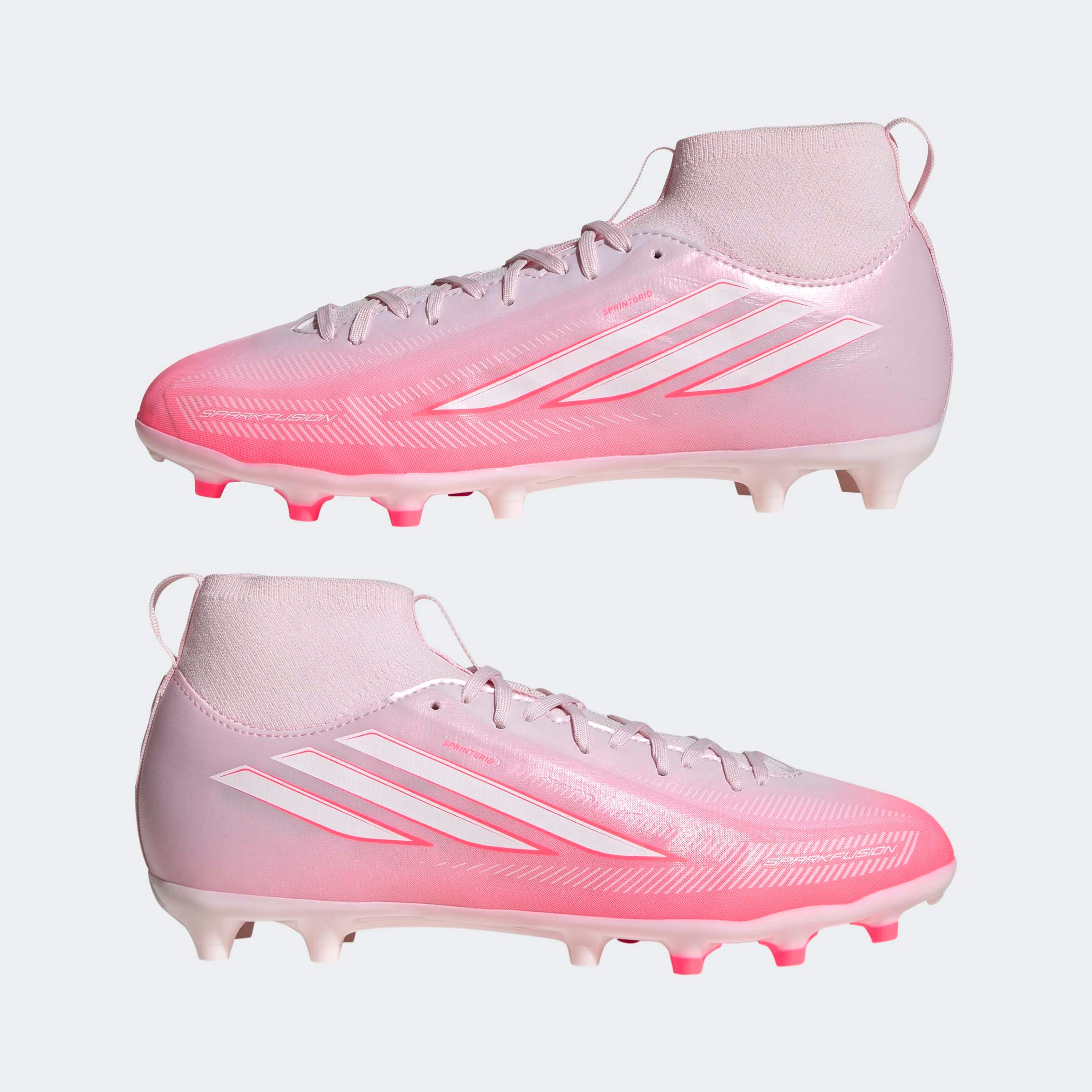 adidas Performance Fussballschuh »F50 SPARKFUSION LEAGUE KIDS , FESTE BÖDEN / KUNSTRASEN, HALBHOCH GESCH«  für Rasen und Kunstrasenplätze geeignet, für Jugendliche & Kinder