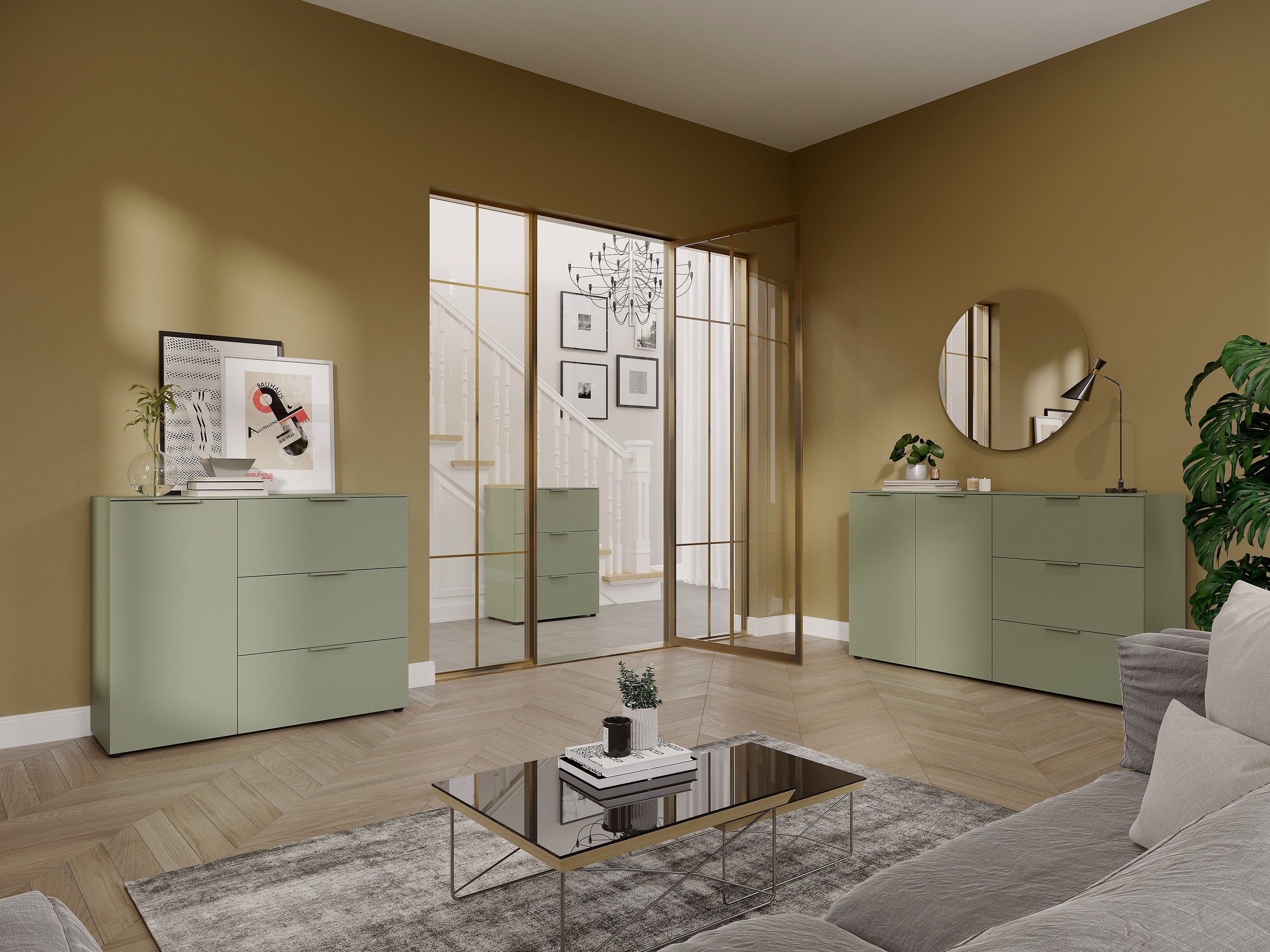 GERMANIA Kommode »Savoca« 1 Stk. tlg. Breite 68 cm, Soft-close, 2 Fussvarianten inkl., Made in Germany