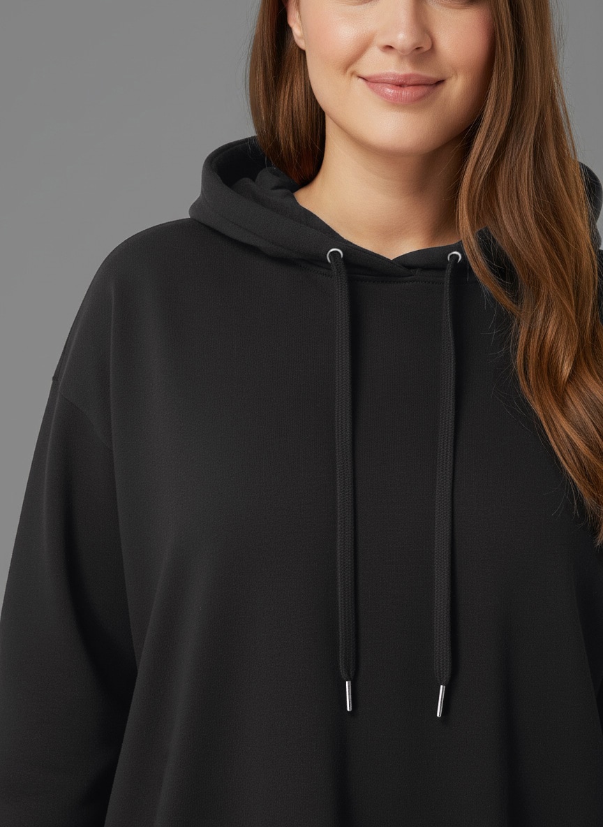 Laura Scott CURVE Sweat à capuche im Oversized Look aus weicher Baumwolle – GROSSE GRÖSSEN