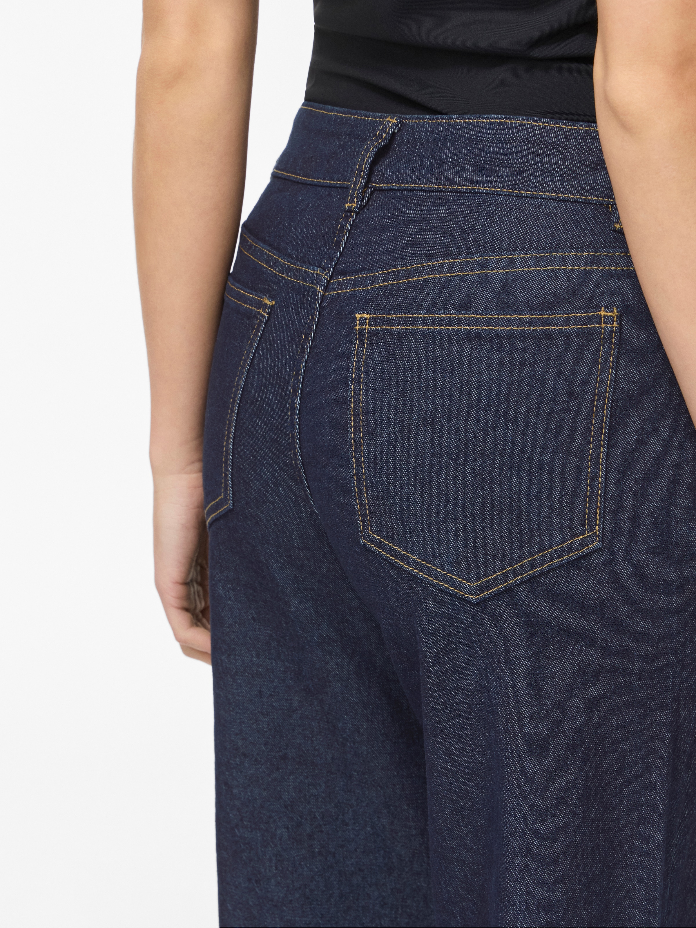 Vila Jeans large »VIFLORIE RIO RW WIDE POCKET JEANS - NOOS« mélange coton, coupe régulière