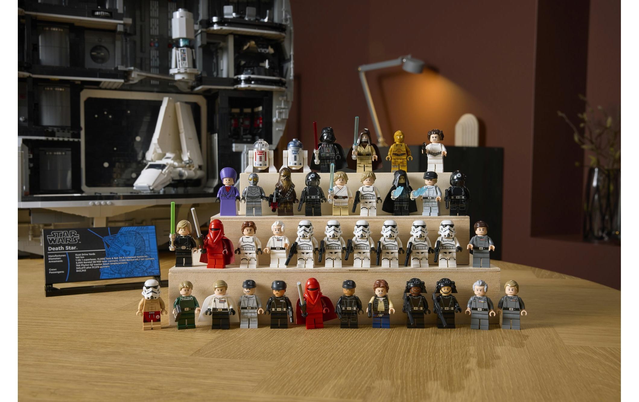 LEGO® Konstruktionsspielsteine »Star Wars Todesstern 75419« Grosses Ausstellungs‑ und Bauset der Todesstern‑Raumbasis