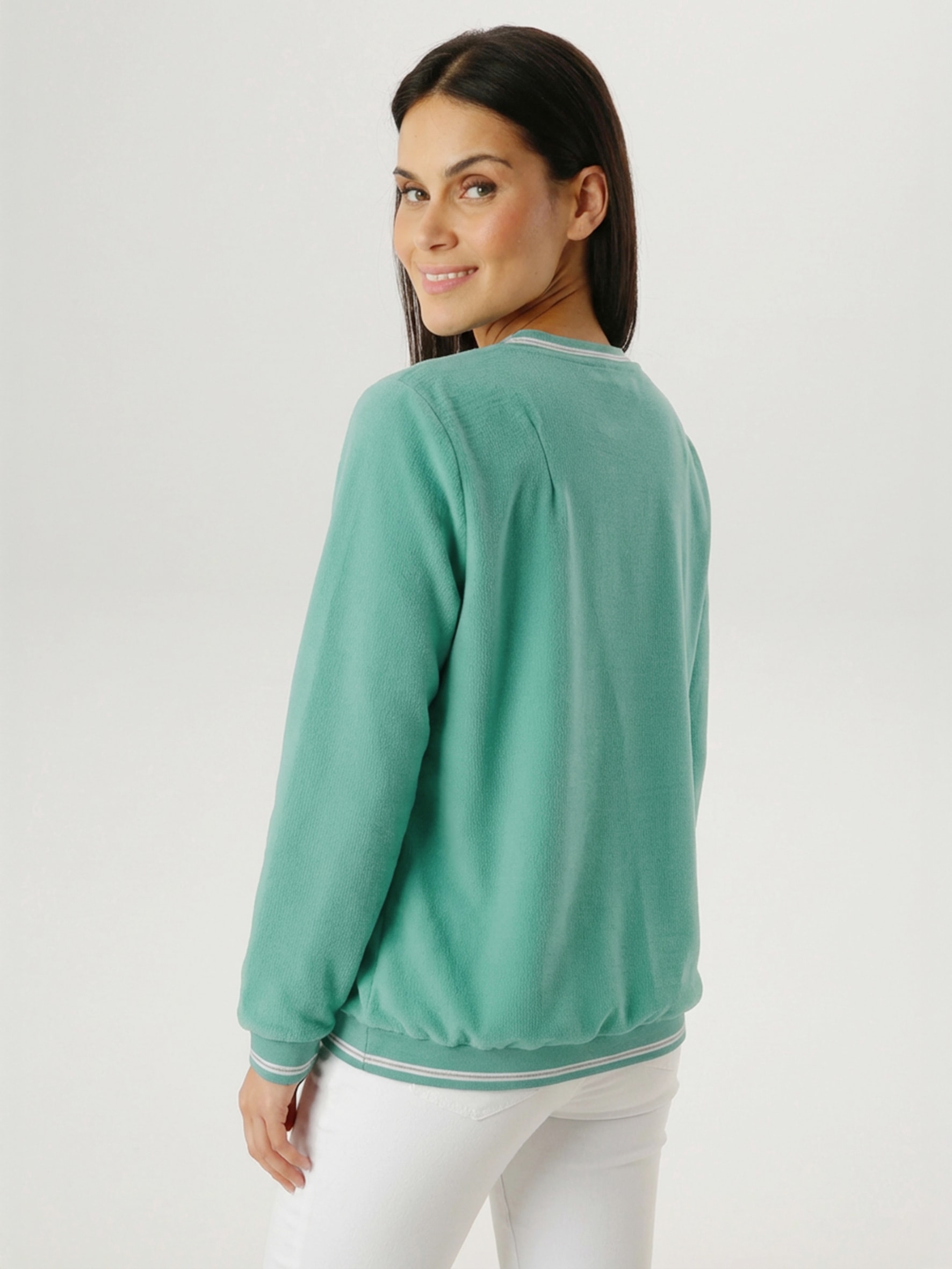 Aniston SELECTED Shirtbluse mit sportiven Bündchen
