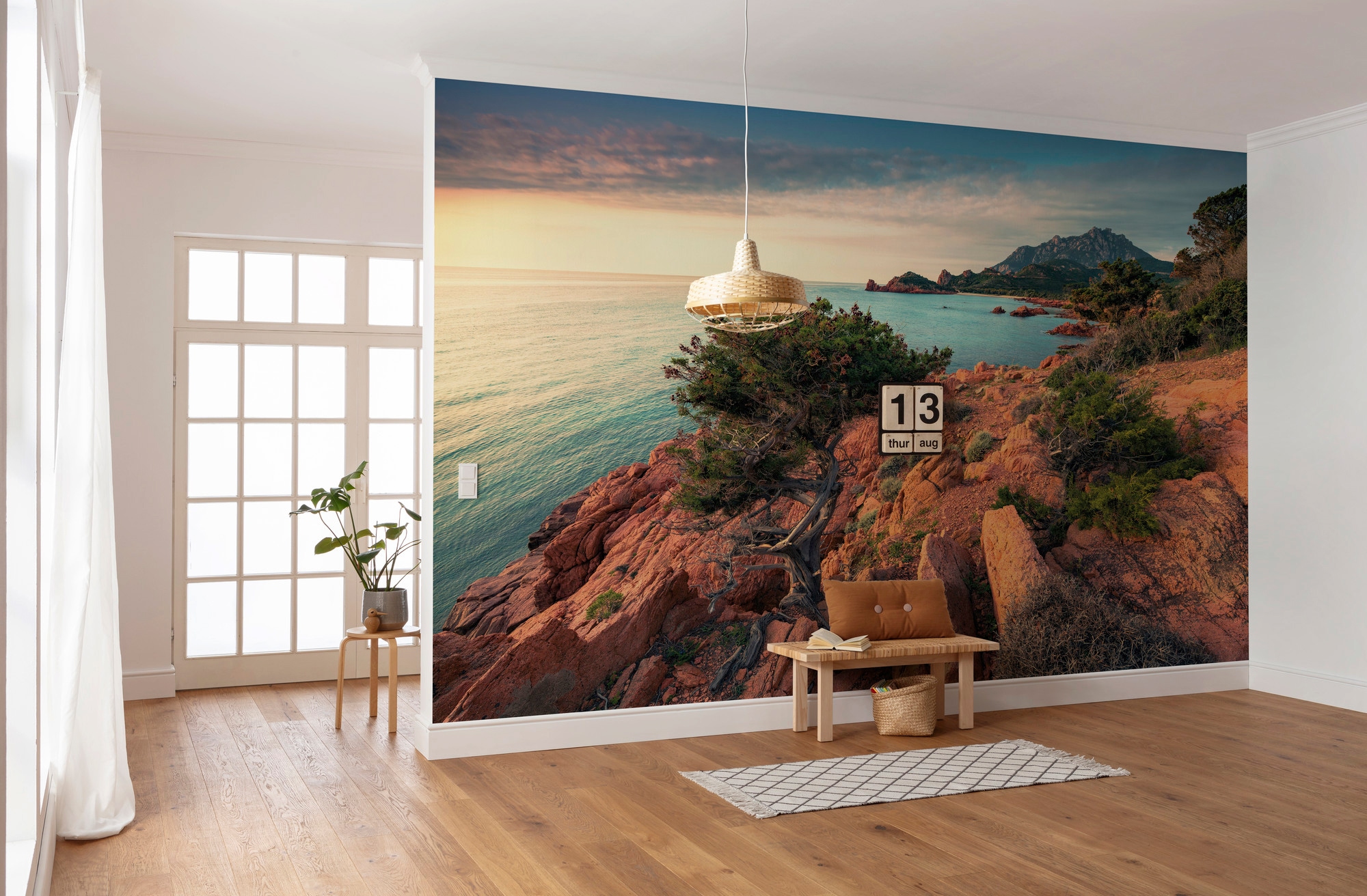 Komar Papier peint intissé »Digitaldruck Vlies -  Paradiso II - Grösse 450 x 280 cm« imprimé Wohnzimmer, Schlafzimmer