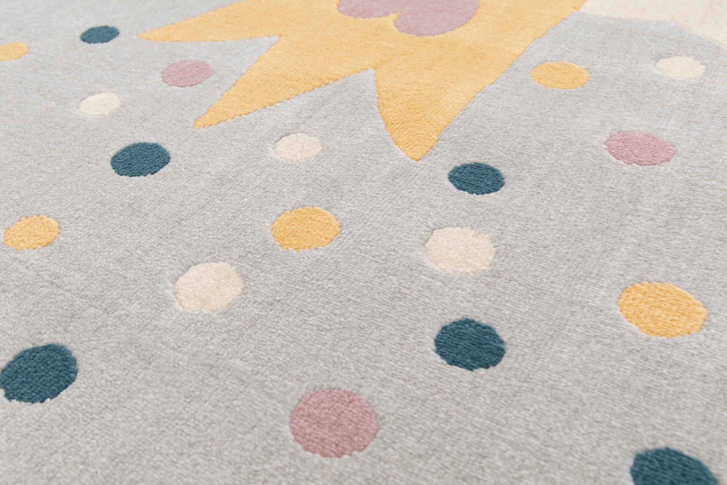 Primaflor-Ideen in Textil Tapis pour enfants »COCOON - Königsfell« Rectangulaire 6 mm Höhe poils courts, motif chat