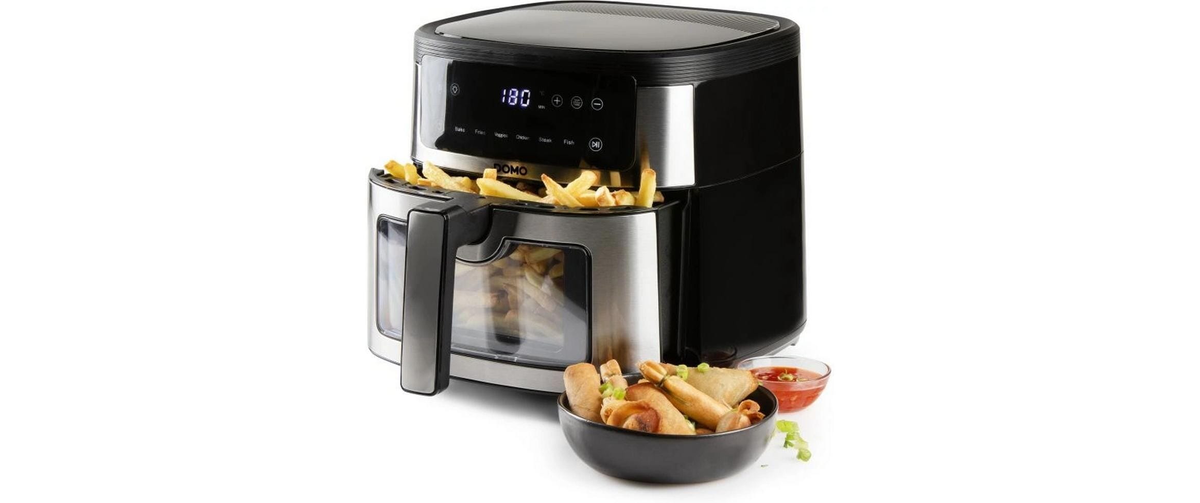 Domo Heissluftfritteuse »DO548FR 6 l« 1500 W Heissuftfritteuse mit Sichtfenster