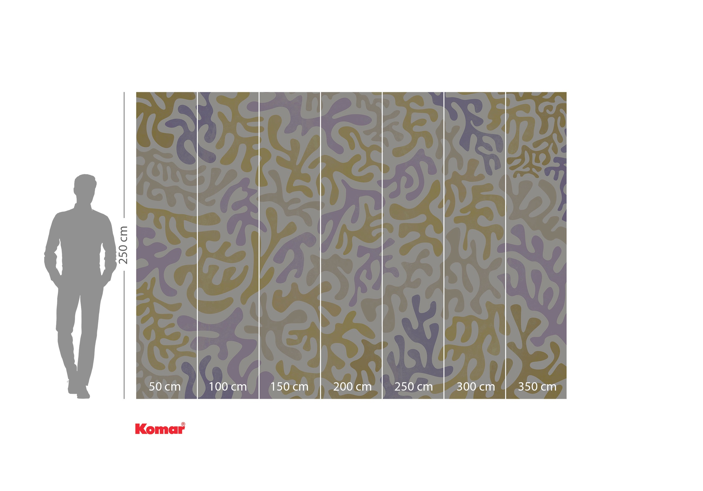 Komar Fototapete »Komar Vlies Fototapete - Sage Flip - Grösse 350 x 250 cm« bedruckt glatt