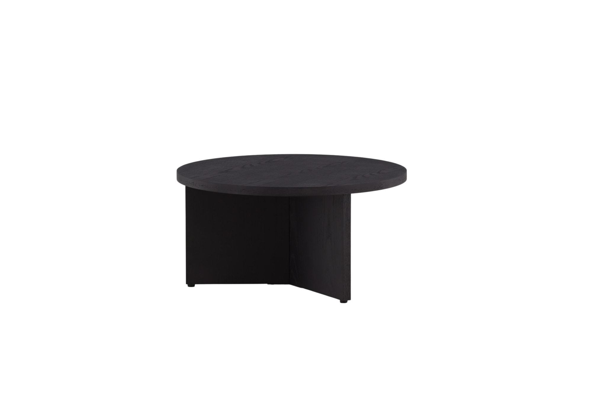 Venture Home Table basse »Saltö, runder Couchtisch in Holzfurnier-Optik, Ø 85 cm« Sofatisch, Furnier, rund, gepflegt, behaglich, edel