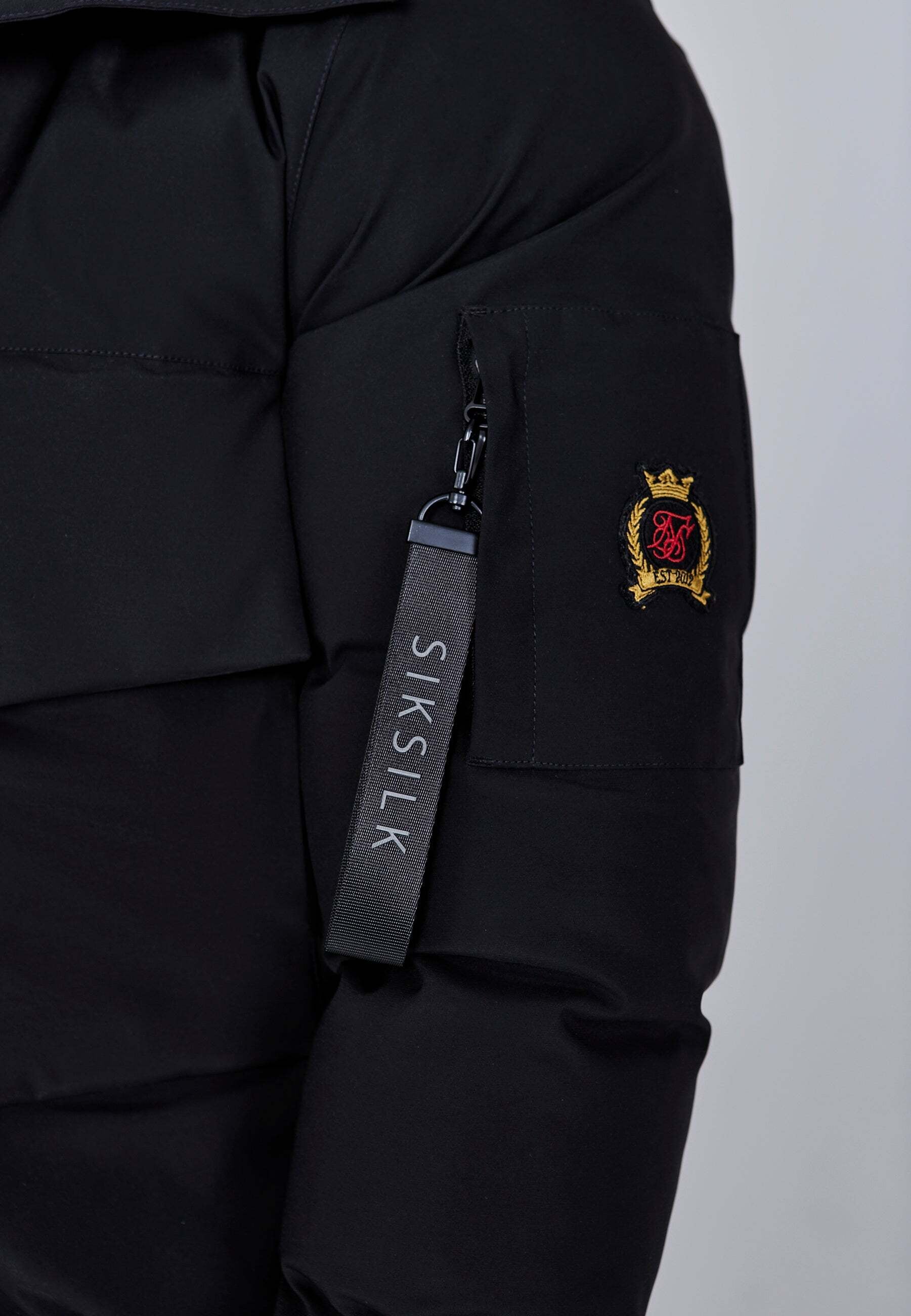 Siksilk Winterjacke »Siksilk Winterjacke Hooded Bomber Jacket«